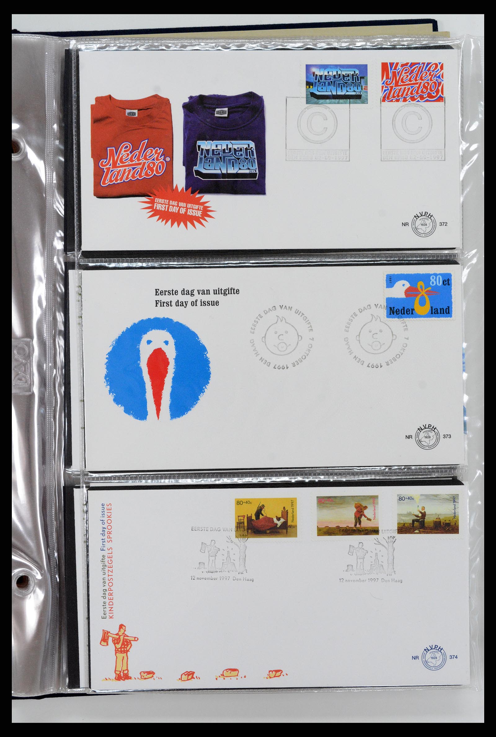 37461 160 - Postzegelverzameling 37461 Nederland FDC's 1950-2014.