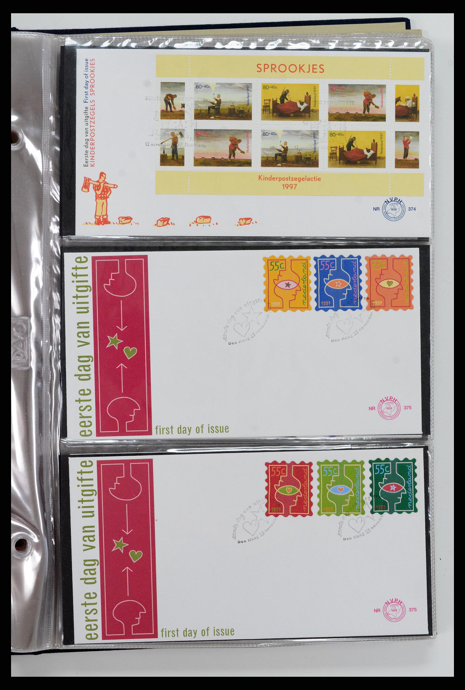 37461 161 - Postzegelverzameling 37461 Nederland FDC's 1950-2014.