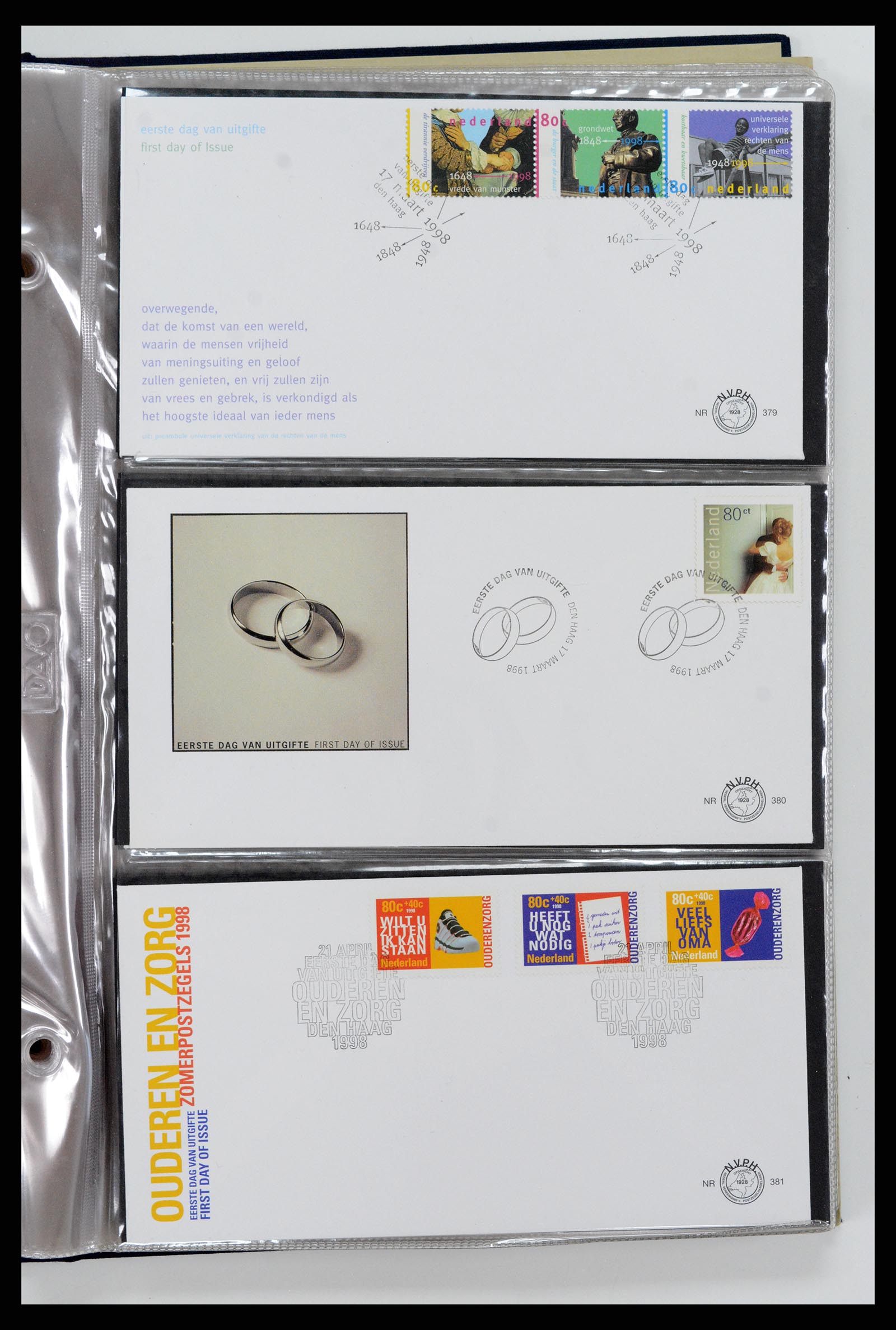 37461 163 - Postzegelverzameling 37461 Nederland FDC's 1950-2014.