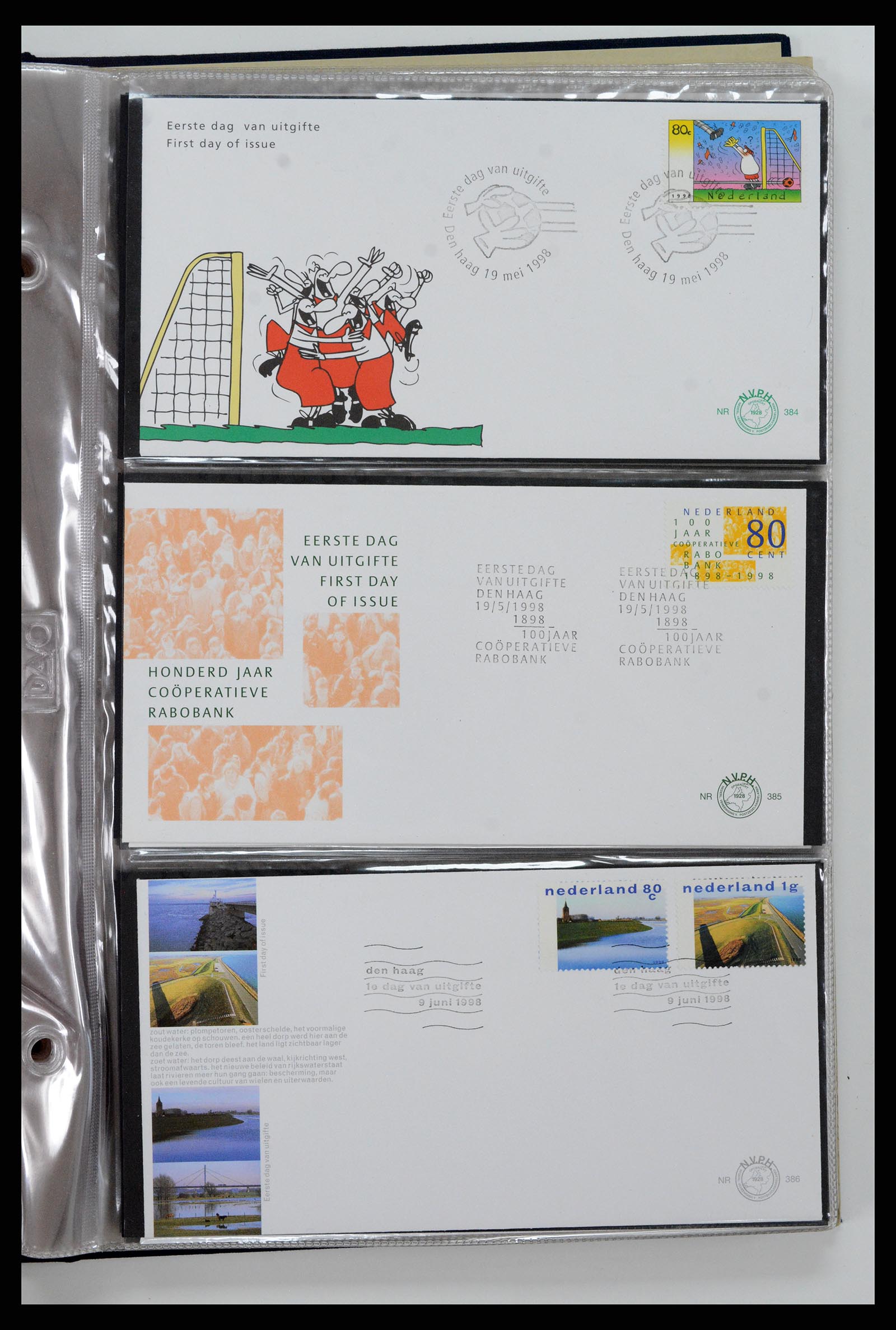 37461 165 - Postzegelverzameling 37461 Nederland FDC's 1950-2014.