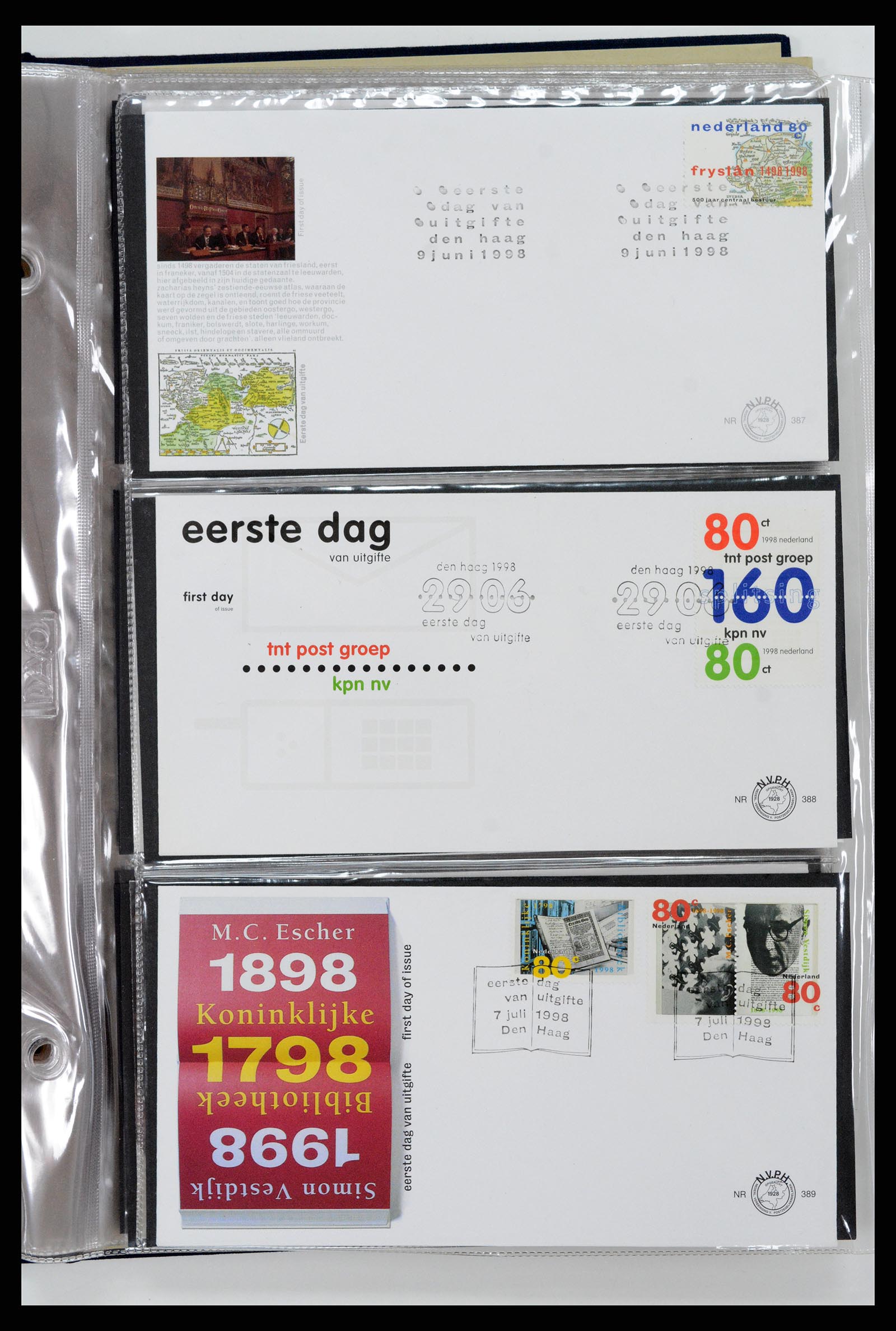 37461 166 - Postzegelverzameling 37461 Nederland FDC's 1950-2014.