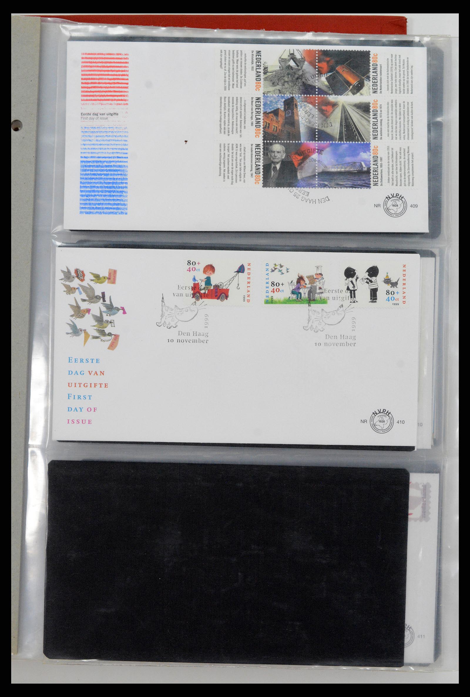37461 180 - Postzegelverzameling 37461 Nederland FDC's 1950-2014.