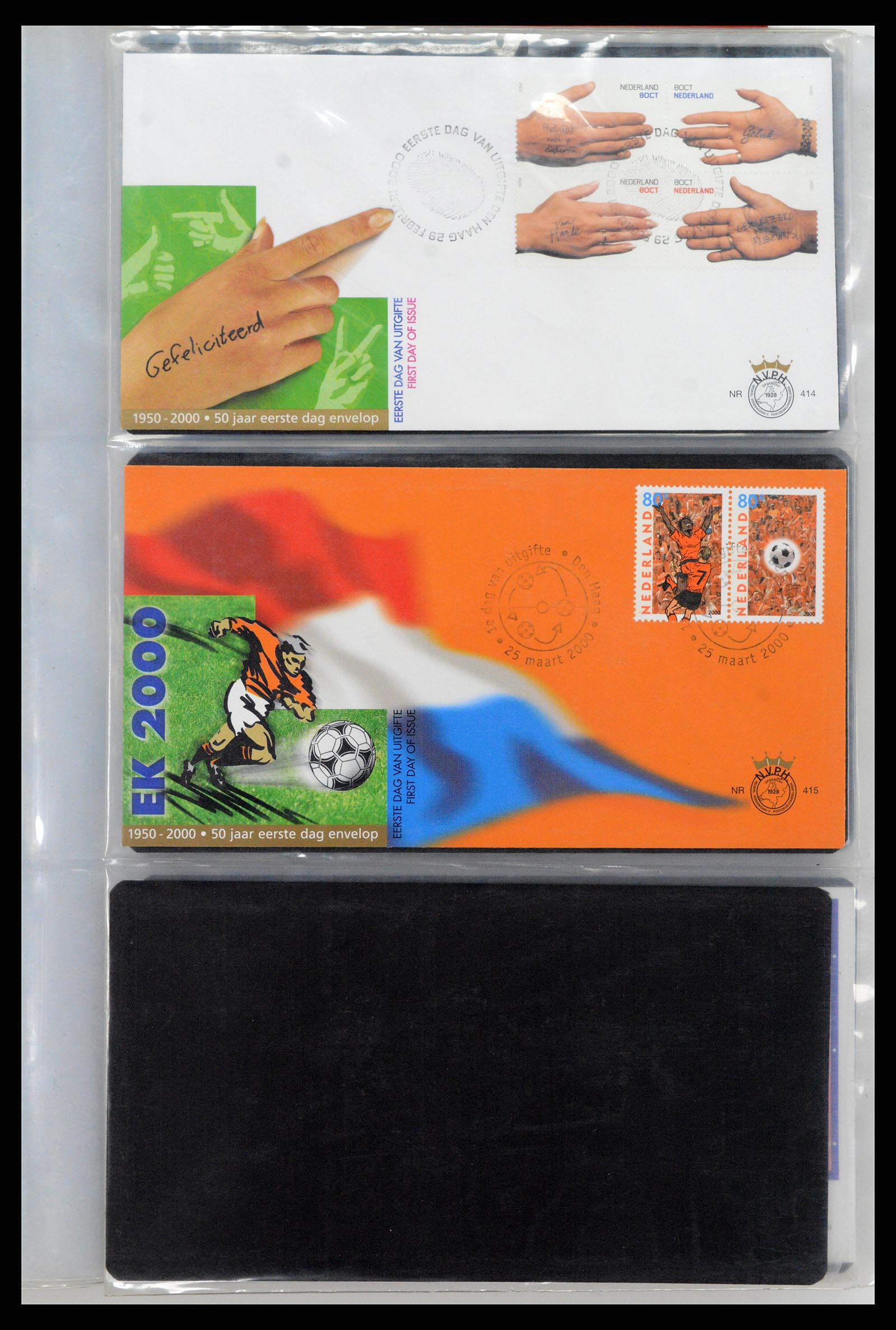 37461 187 - Postzegelverzameling 37461 Nederland FDC's 1950-2014.