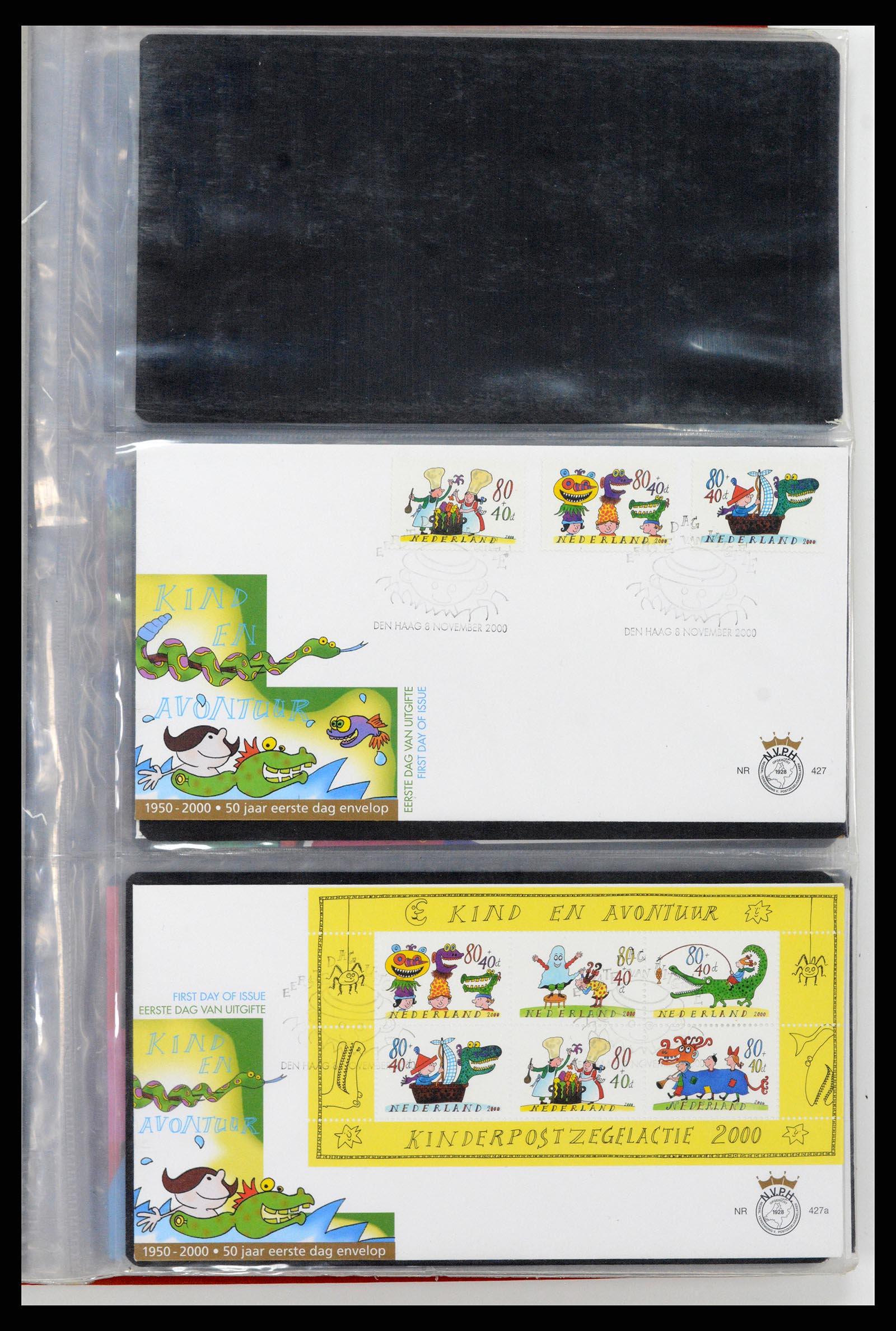 37461 198 - Postzegelverzameling 37461 Nederland FDC's 1950-2014.