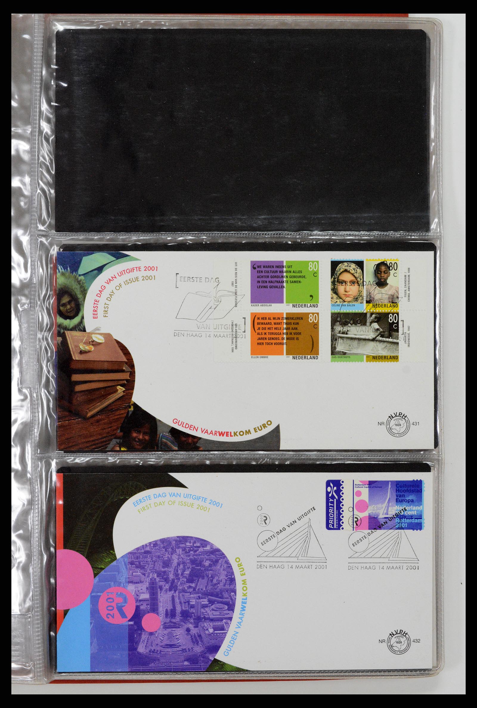 37461 202 - Postzegelverzameling 37461 Nederland FDC's 1950-2014.
