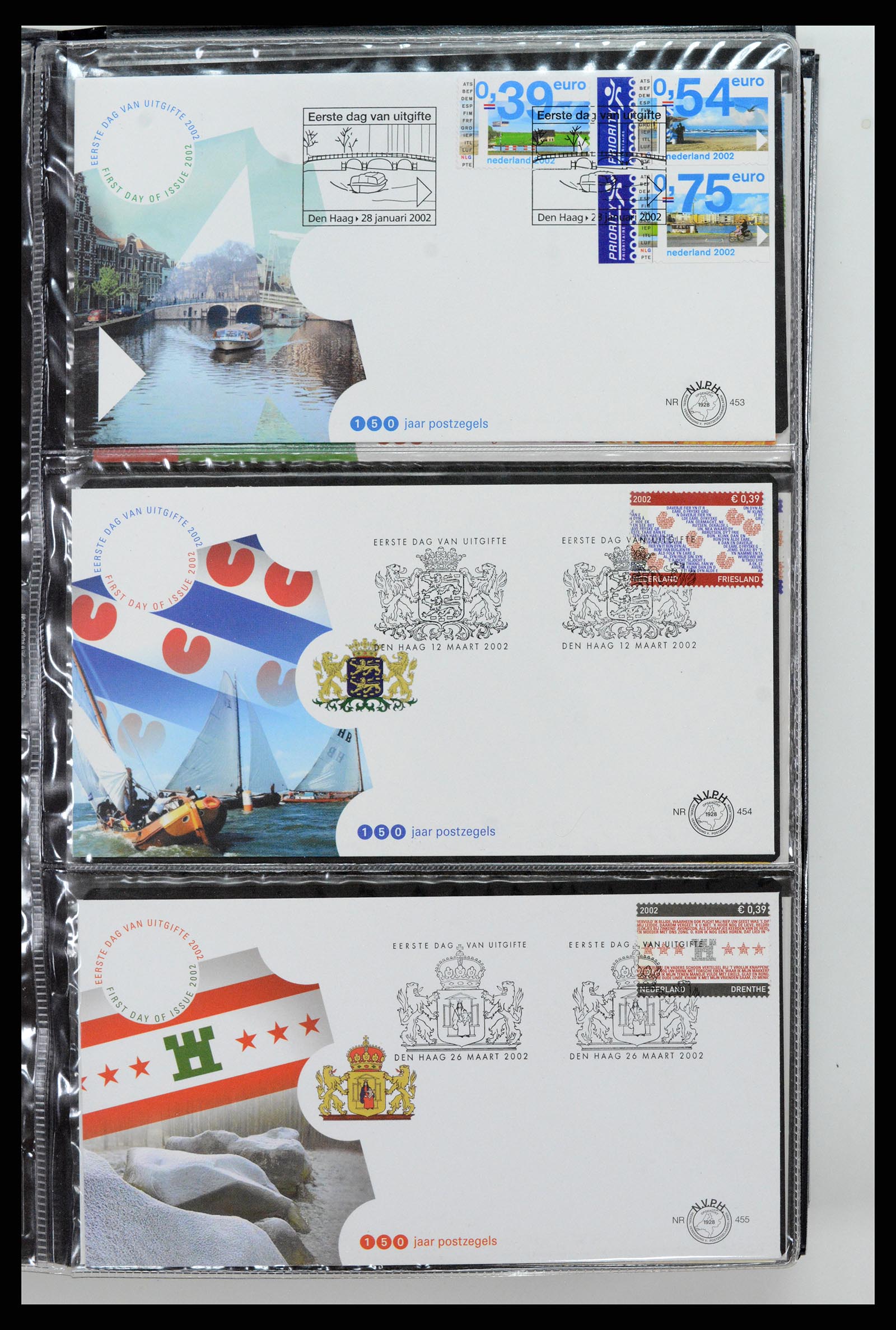 37461 218 - Postzegelverzameling 37461 Nederland FDC's 1950-2014.