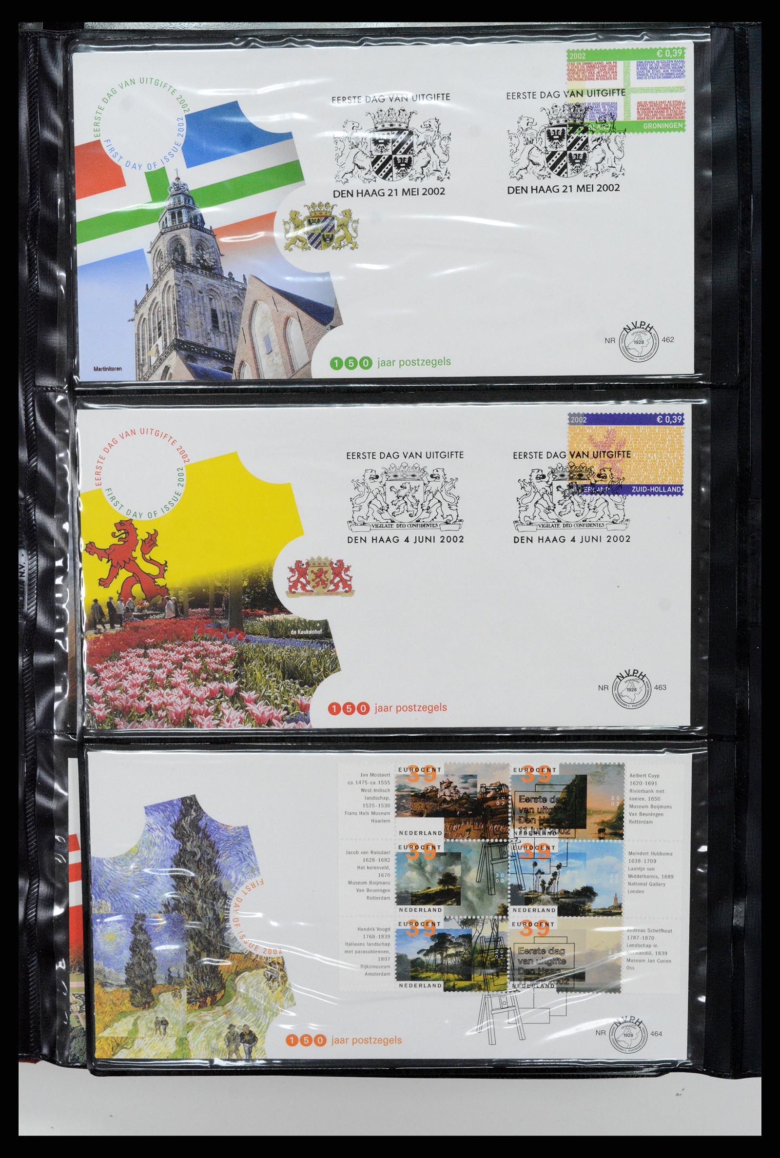 37461 221 - Postzegelverzameling 37461 Nederland FDC's 1950-2014.