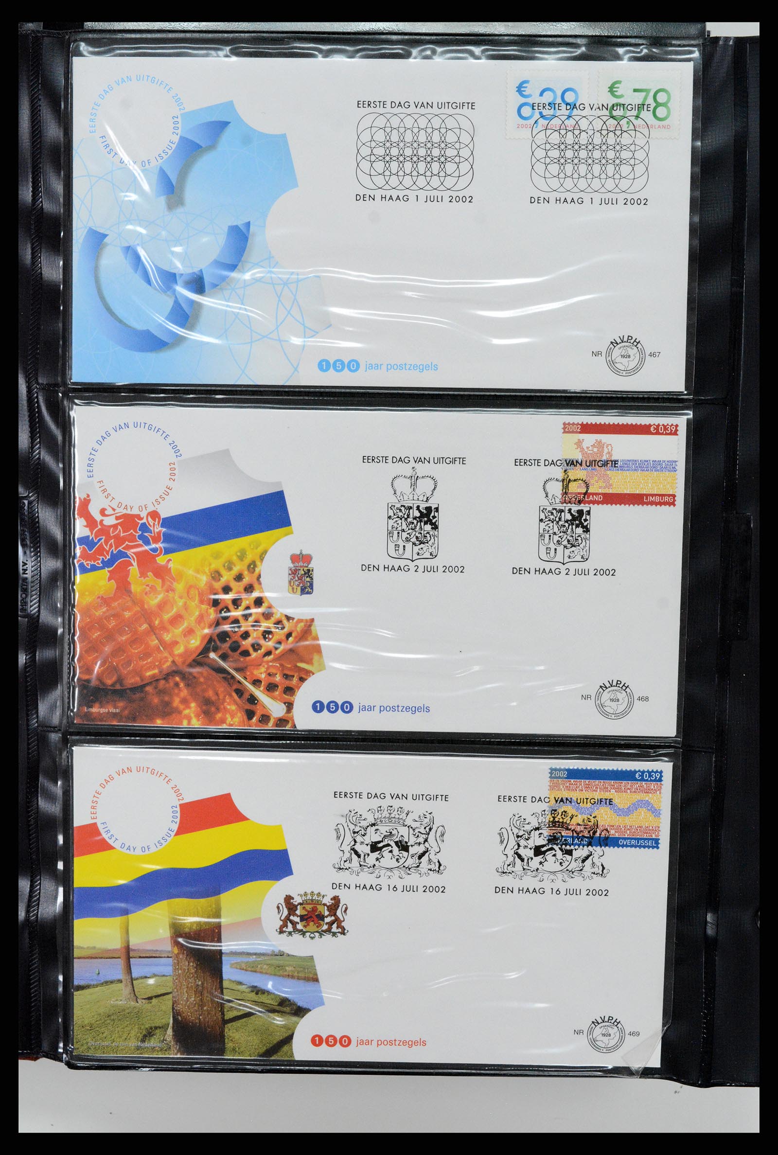 37461 223 - Postzegelverzameling 37461 Nederland FDC's 1950-2014.