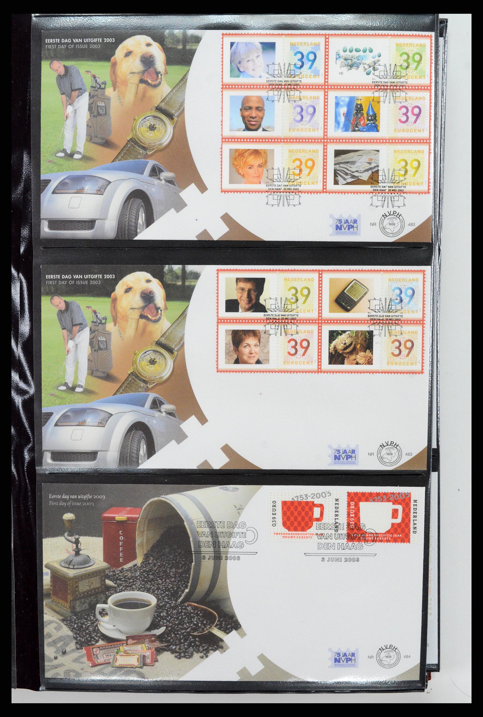 37461 230 - Postzegelverzameling 37461 Nederland FDC's 1950-2014.