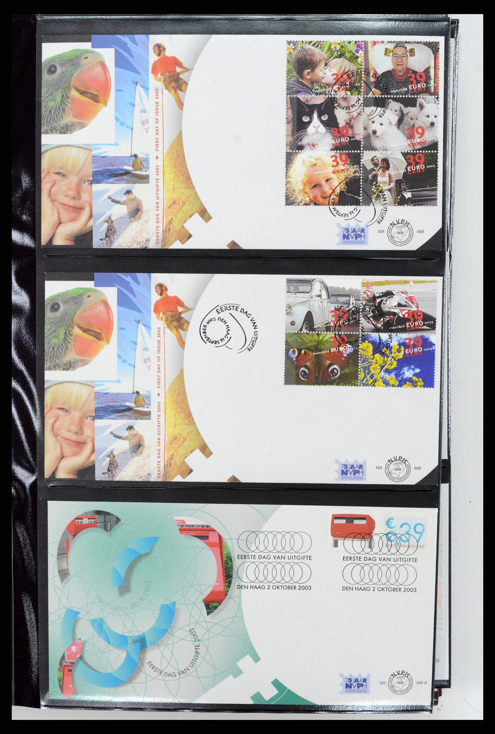 37461 232 - Postzegelverzameling 37461 Nederland FDC's 1950-2014.