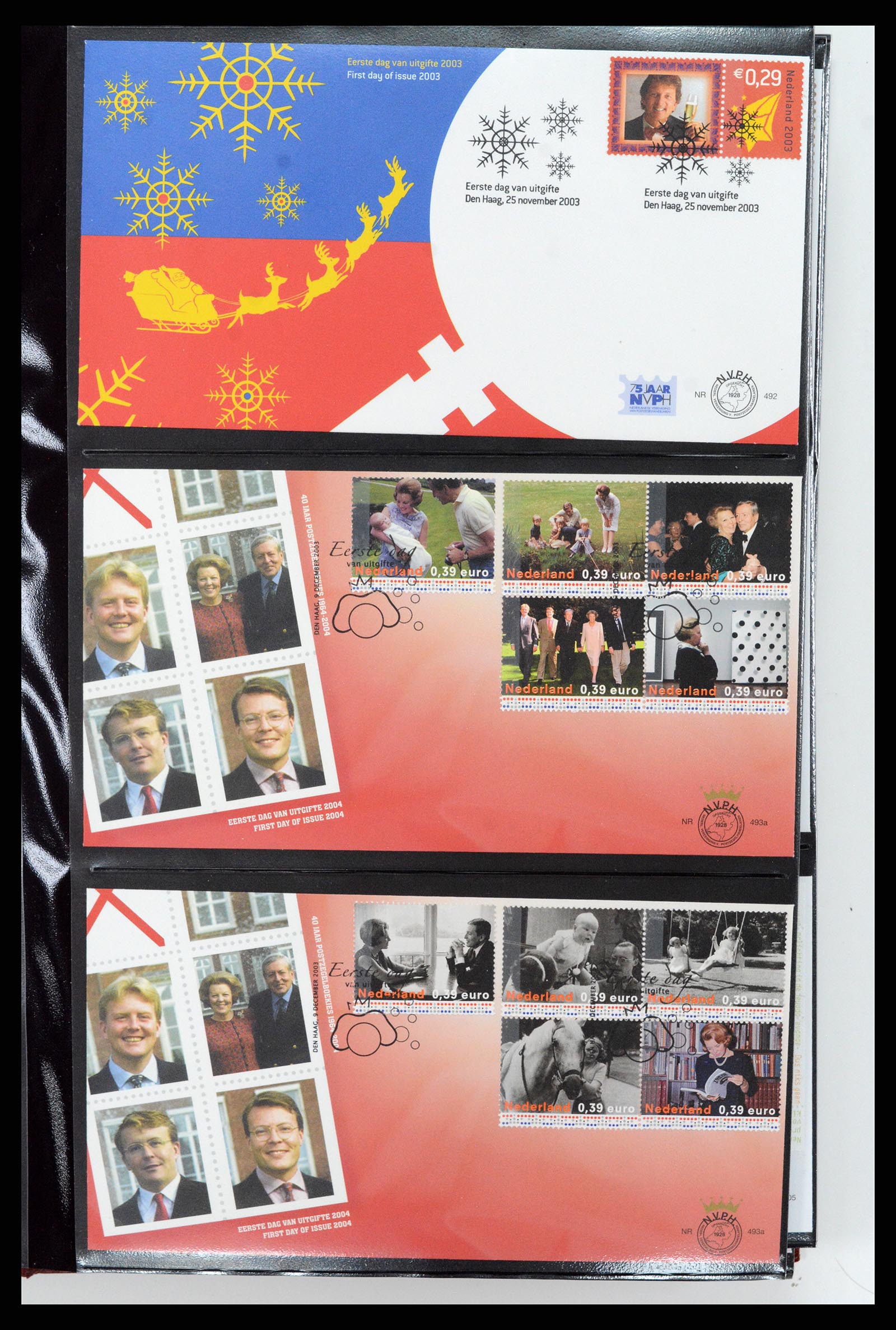 37461 234 - Postzegelverzameling 37461 Nederland FDC's 1950-2014.