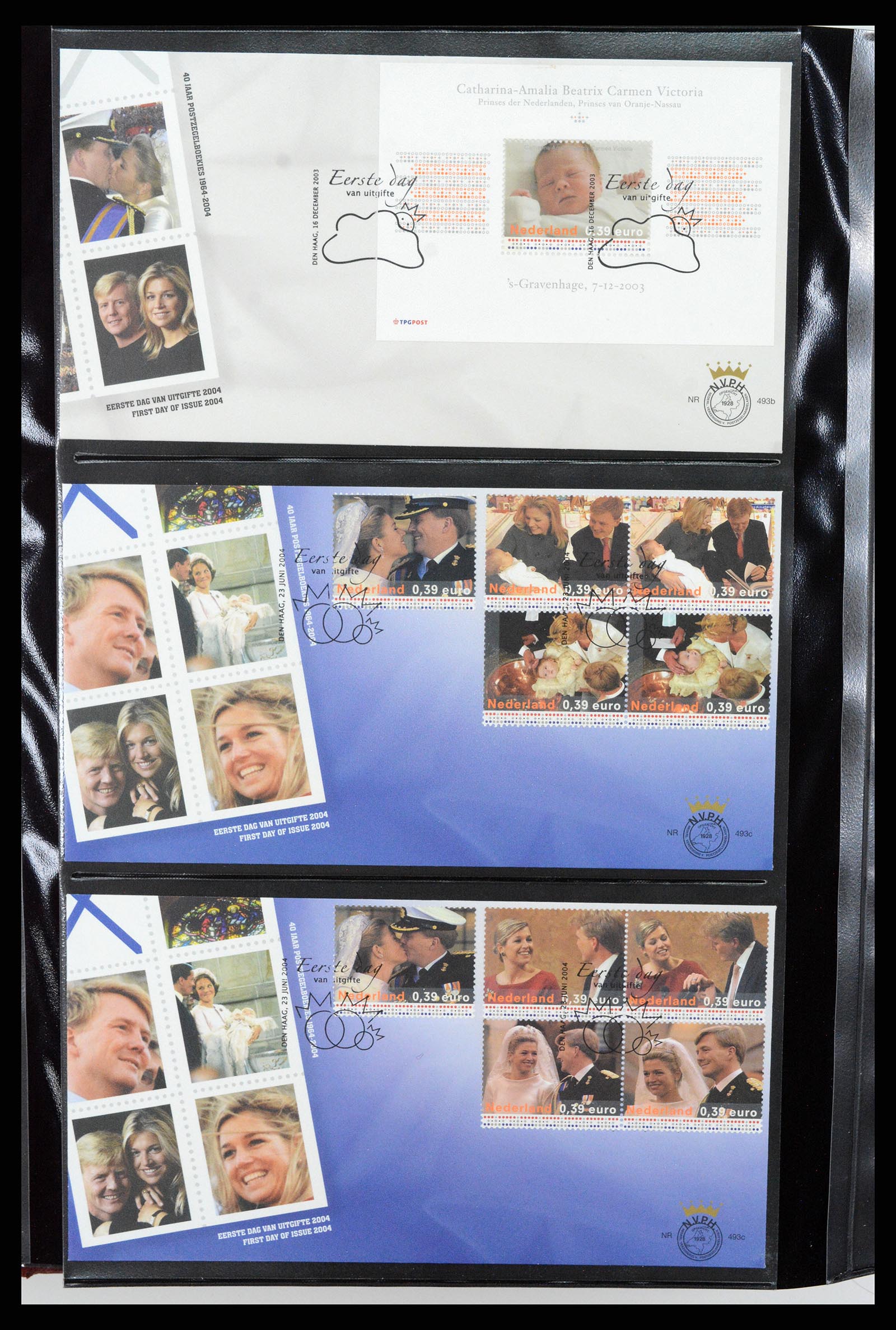 37461 235 - Postzegelverzameling 37461 Nederland FDC's 1950-2014.