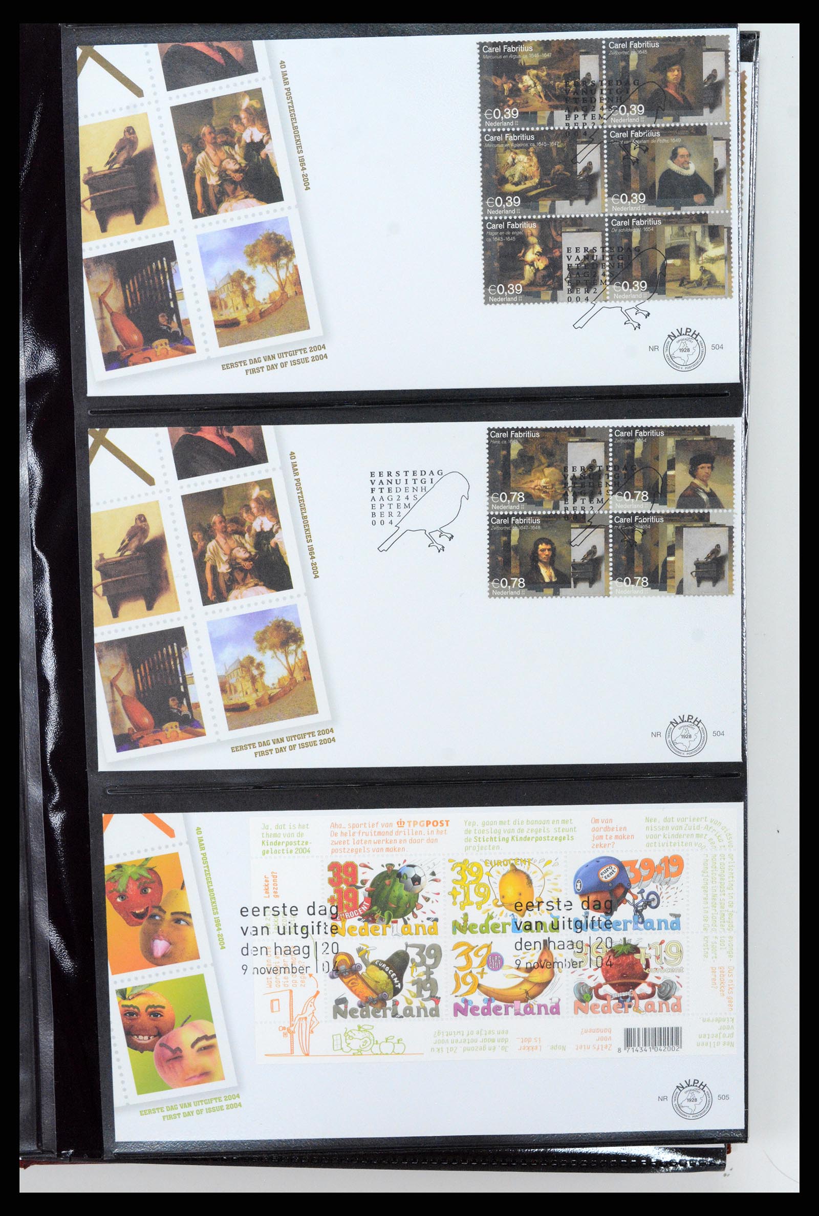 37461 240 - Postzegelverzameling 37461 Nederland FDC's 1950-2014.