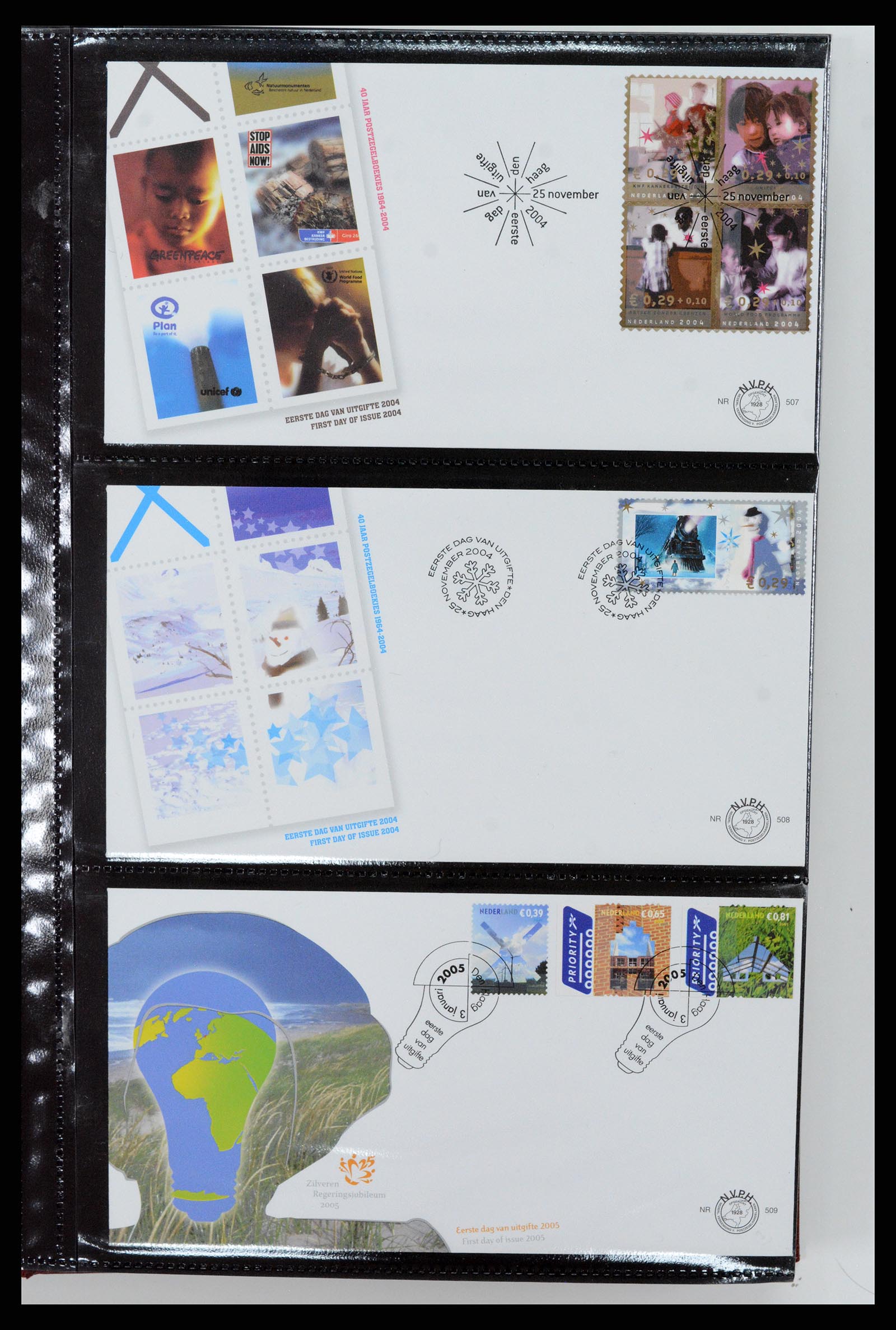 37461 242 - Postzegelverzameling 37461 Nederland FDC's 1950-2014.