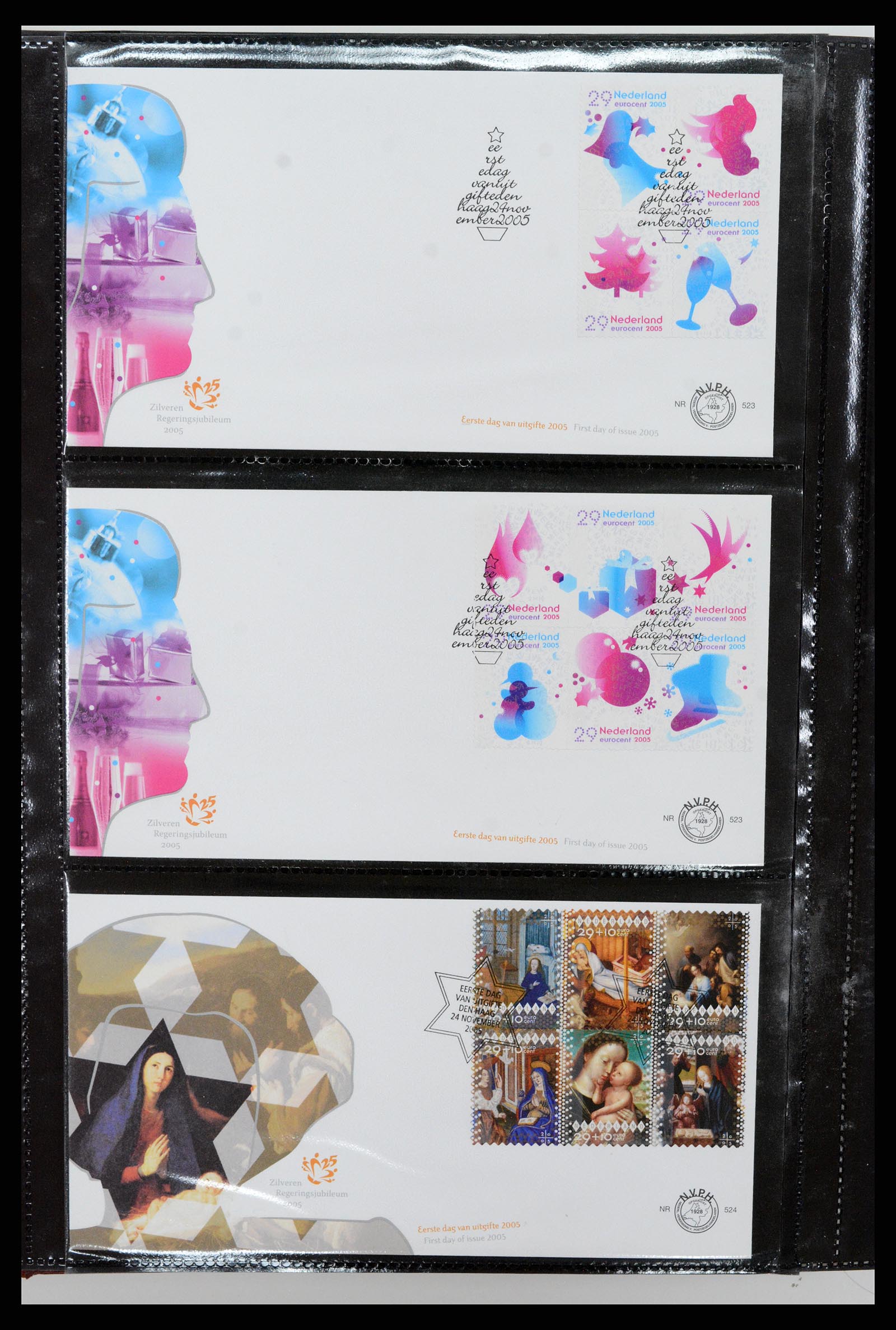 37461 249 - Postzegelverzameling 37461 Nederland FDC's 1950-2014.