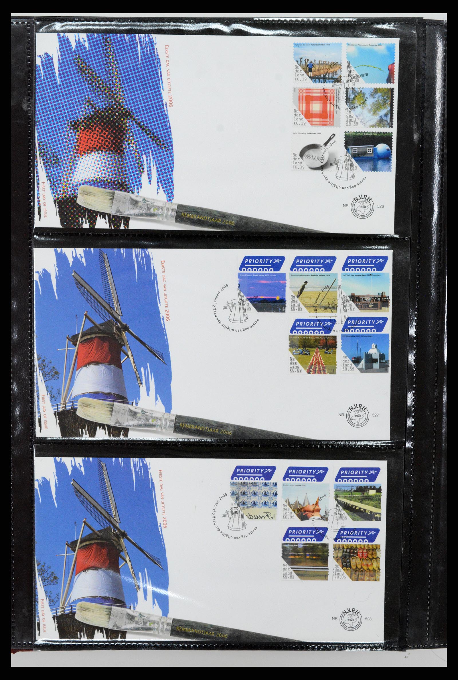 37461 251 - Postzegelverzameling 37461 Nederland FDC's 1950-2014.