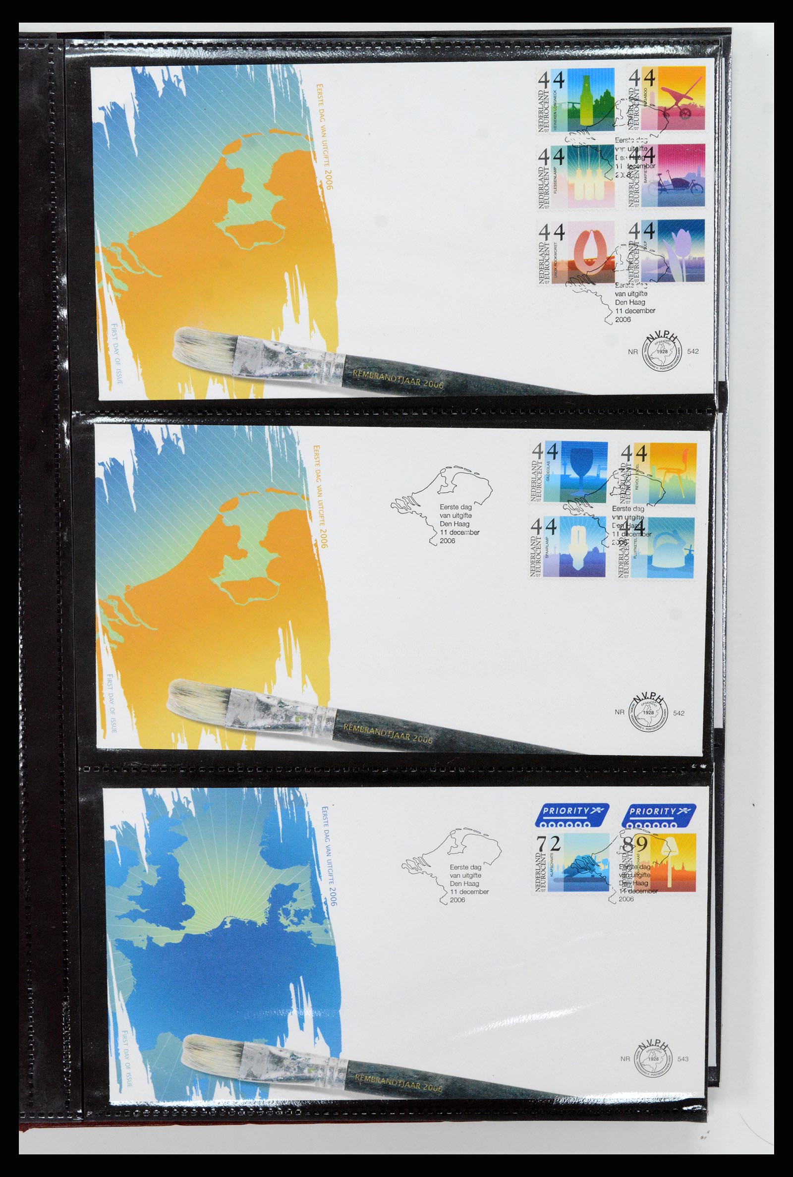 37461 258 - Postzegelverzameling 37461 Nederland FDC's 1950-2014.