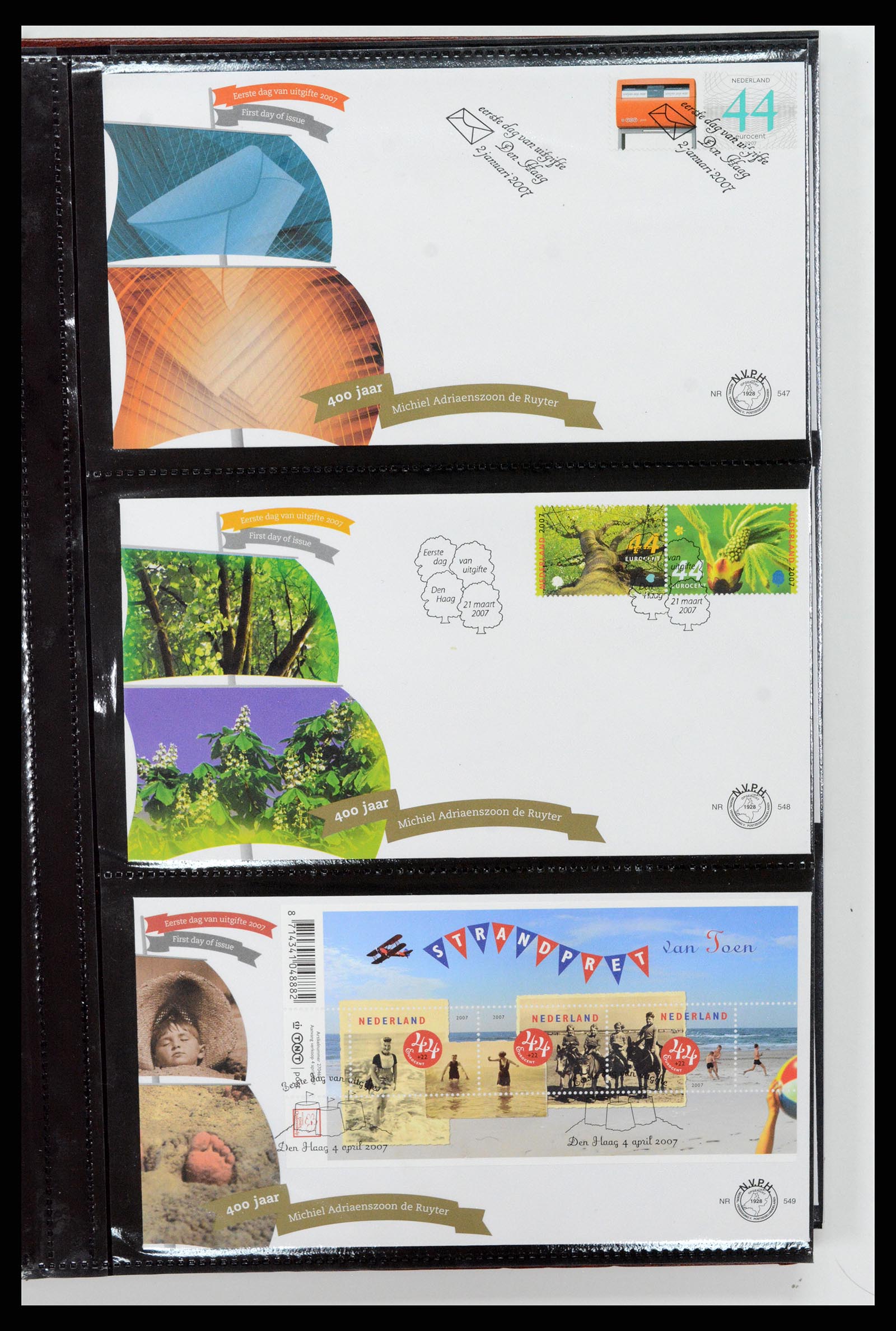 37461 260 - Postzegelverzameling 37461 Nederland FDC's 1950-2014.