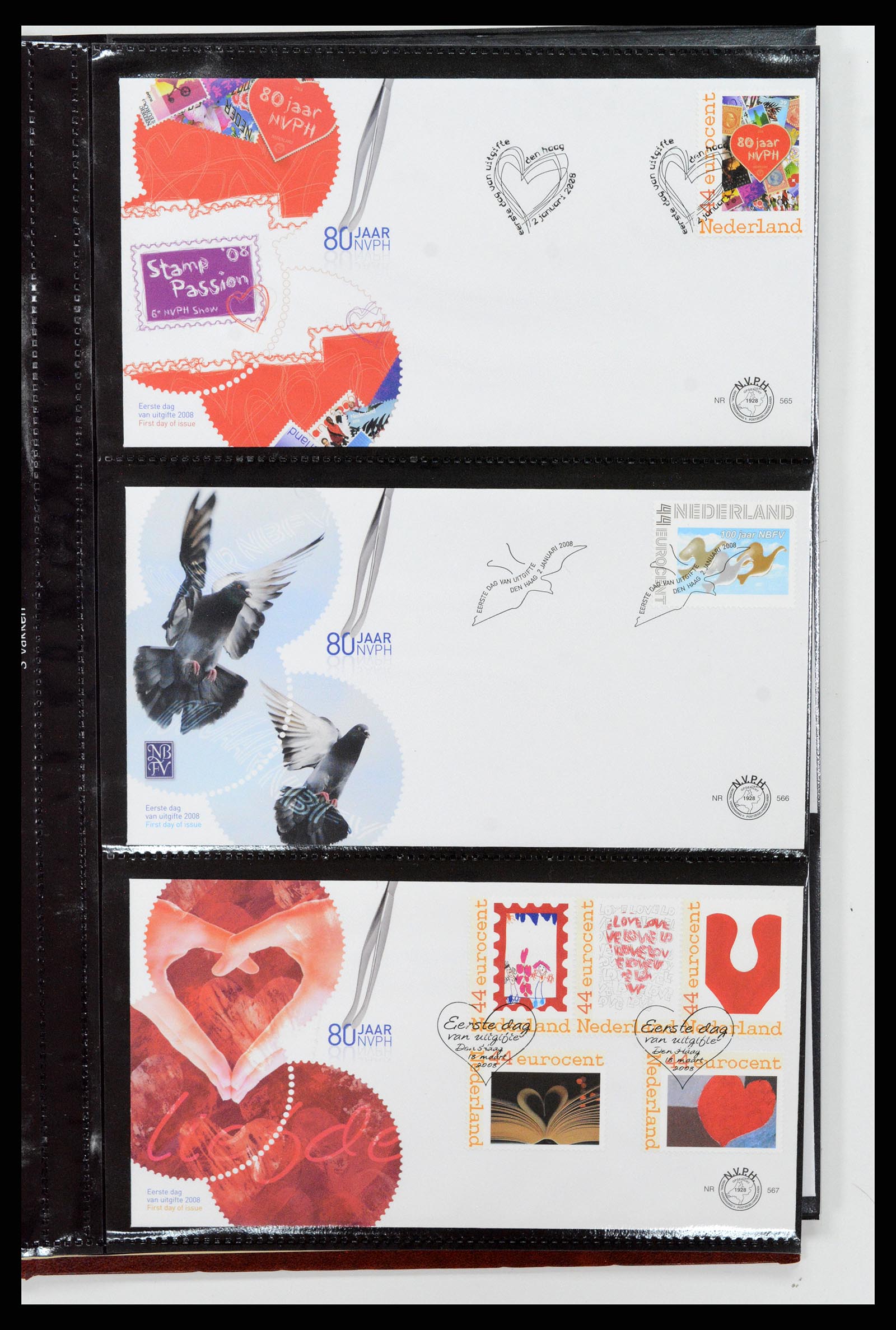 37461 268 - Postzegelverzameling 37461 Nederland FDC's 1950-2014.