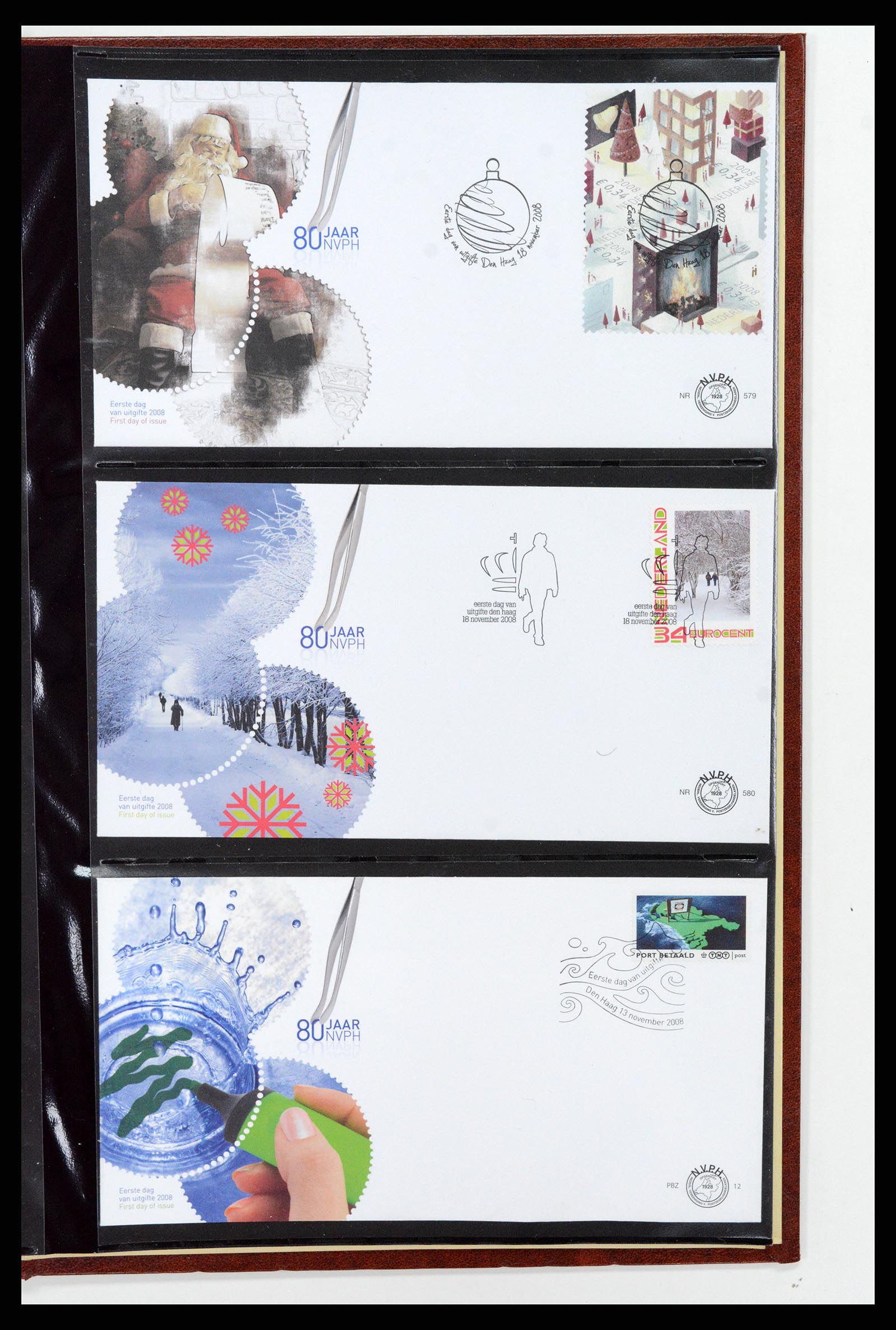 37461 274 - Postzegelverzameling 37461 Nederland FDC's 1950-2014.