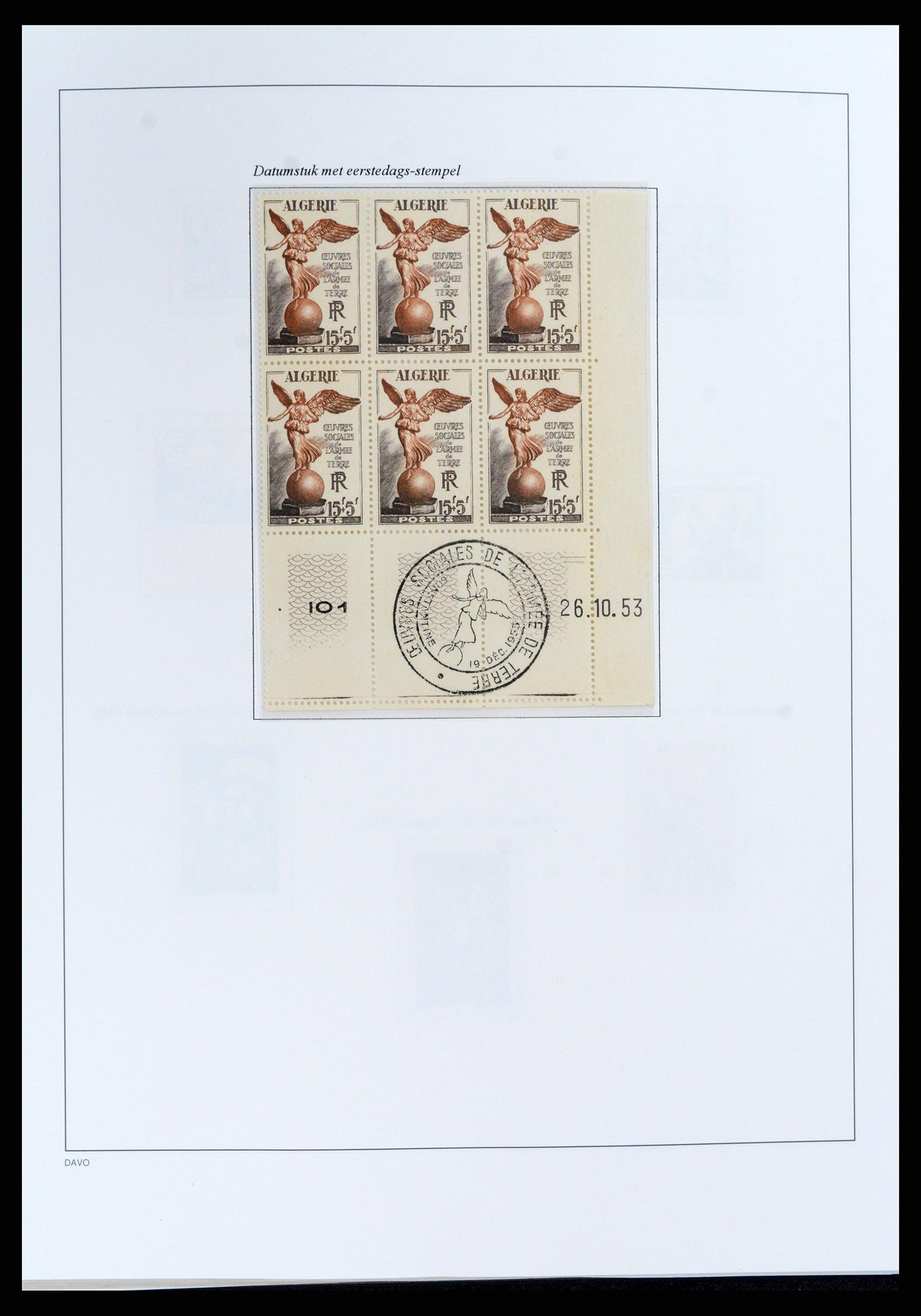 37472 062 - Postzegelverzameling 37472 Algerije speciaalverzameling 1849(!)-1958.