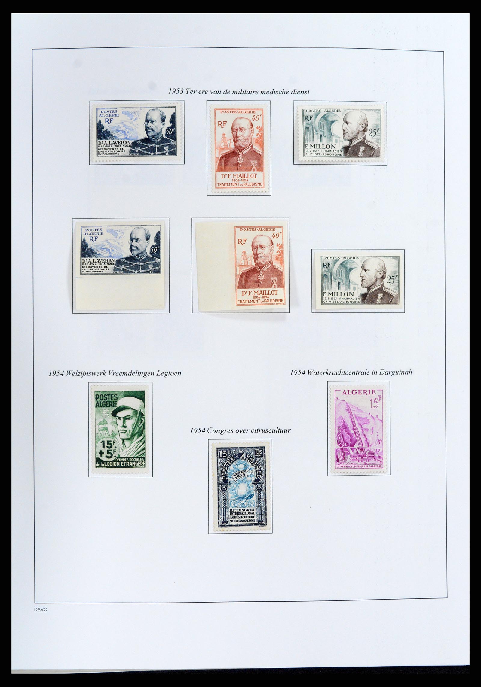 37472 063 - Postzegelverzameling 37472 Algerije speciaalverzameling 1849(!)-1958.