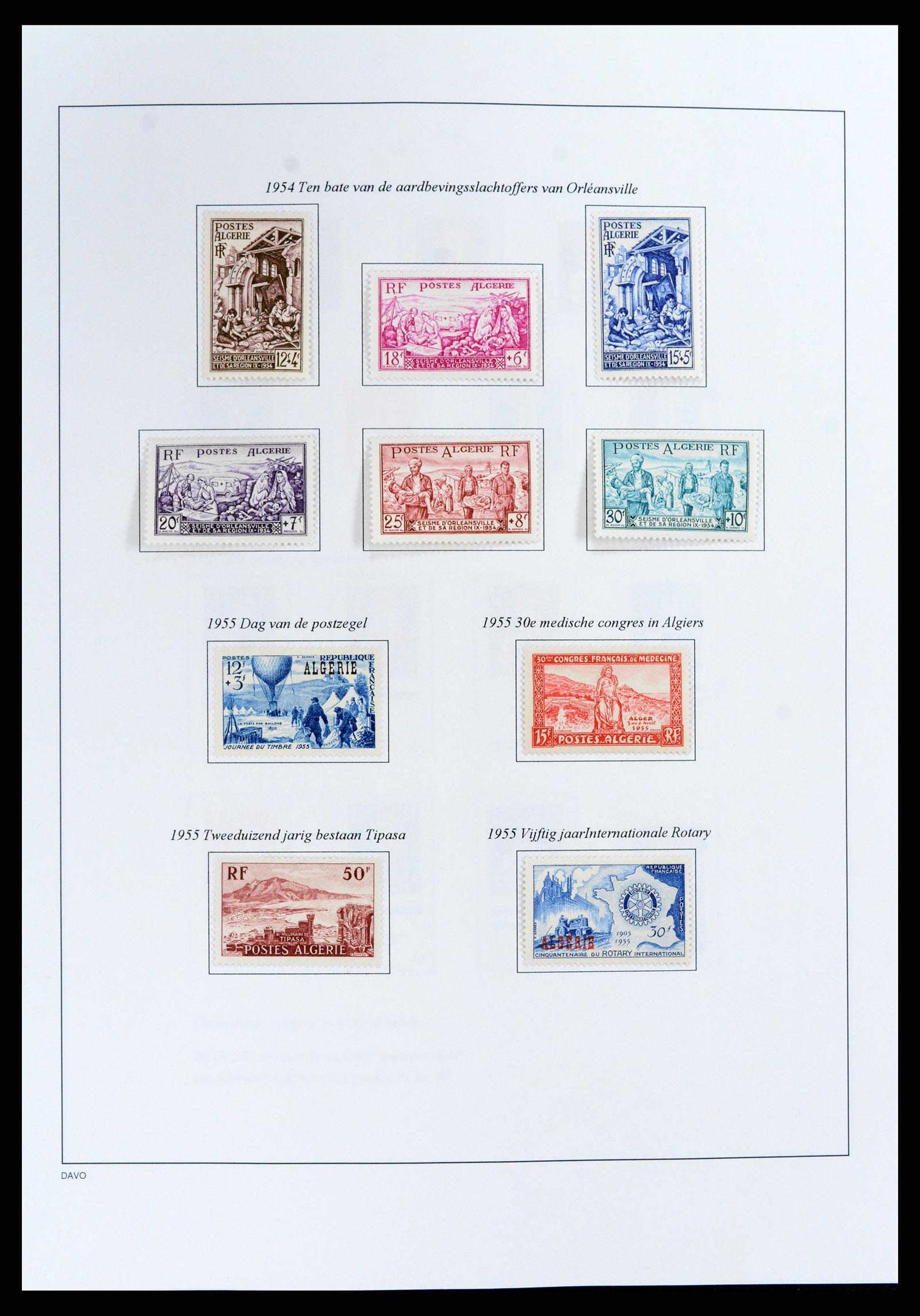 37472 067 - Postzegelverzameling 37472 Algerije speciaalverzameling 1849(!)-1958.