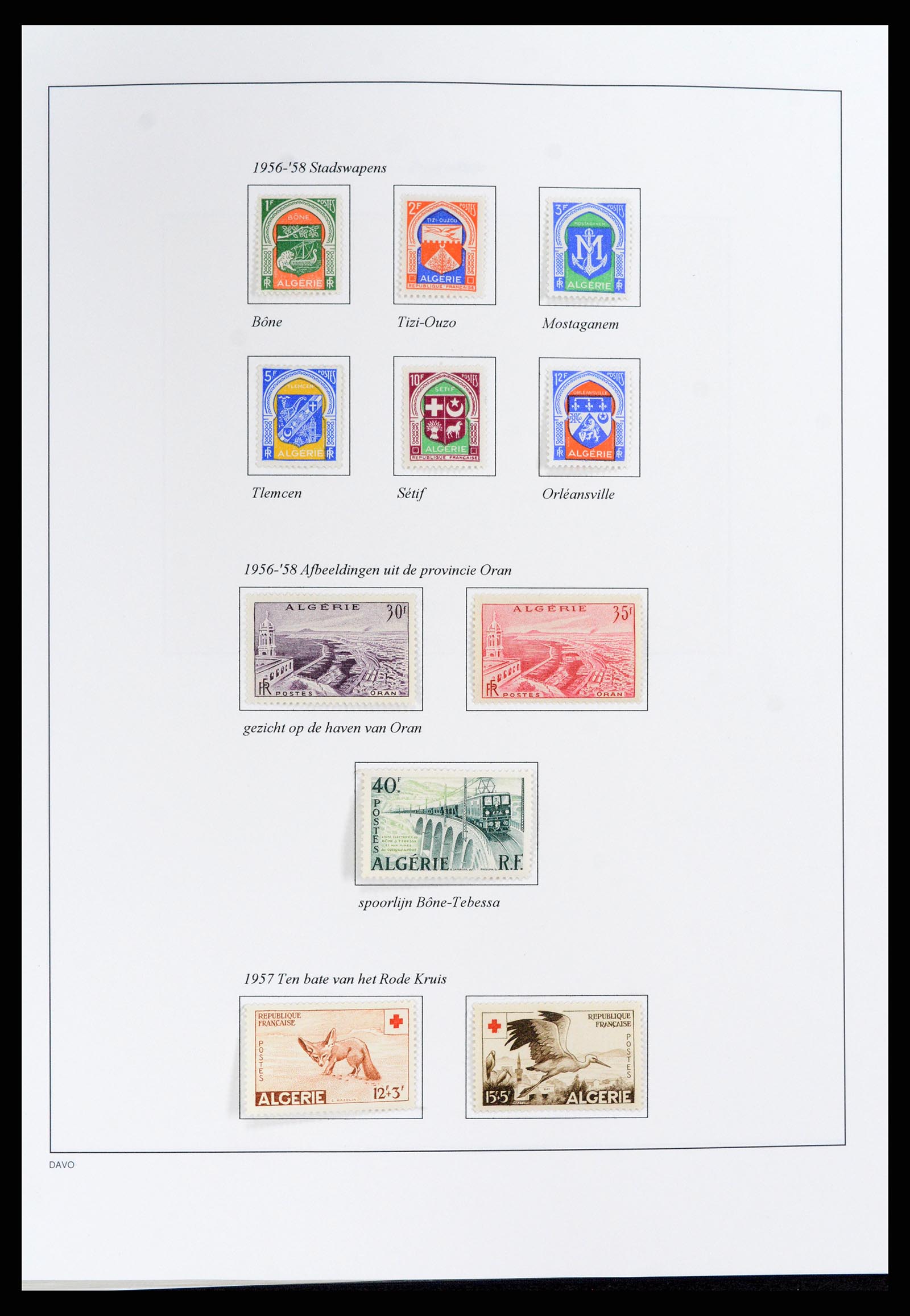 37472 072 - Postzegelverzameling 37472 Algerije speciaalverzameling 1849(!)-1958.