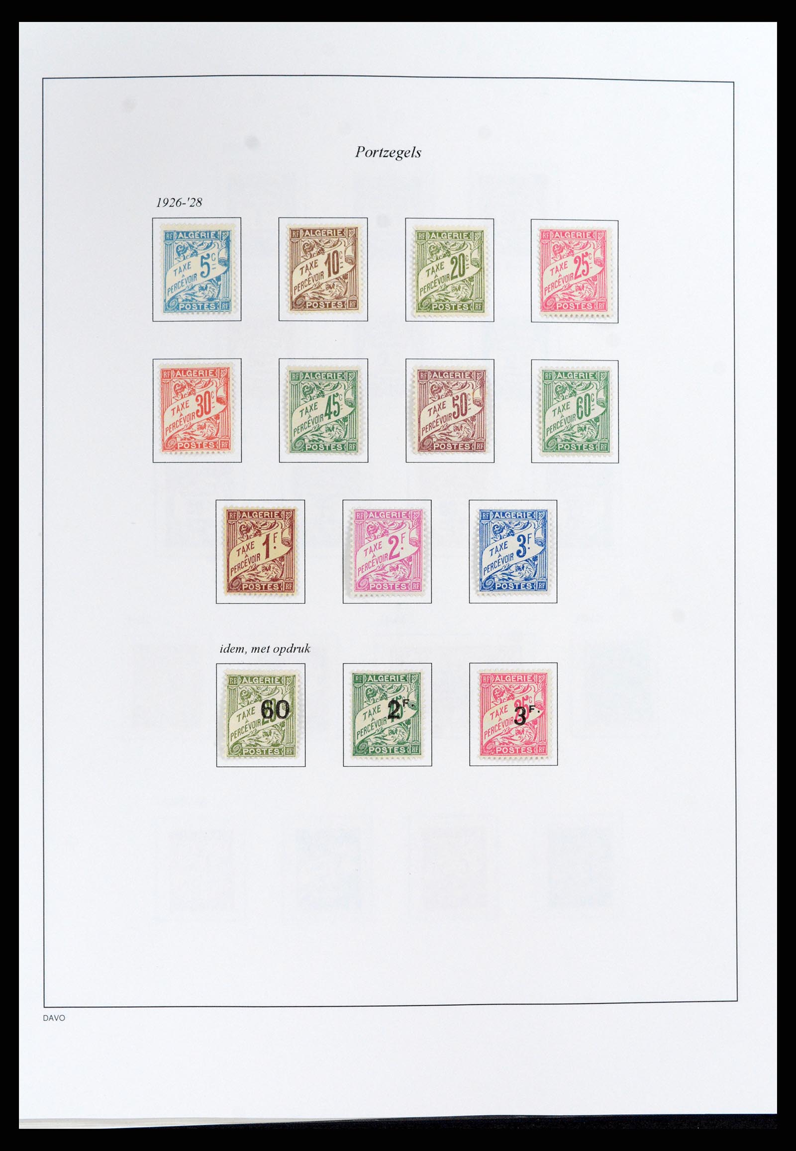 37472 081 - Postzegelverzameling 37472 Algerije speciaalverzameling 1849(!)-1958.
