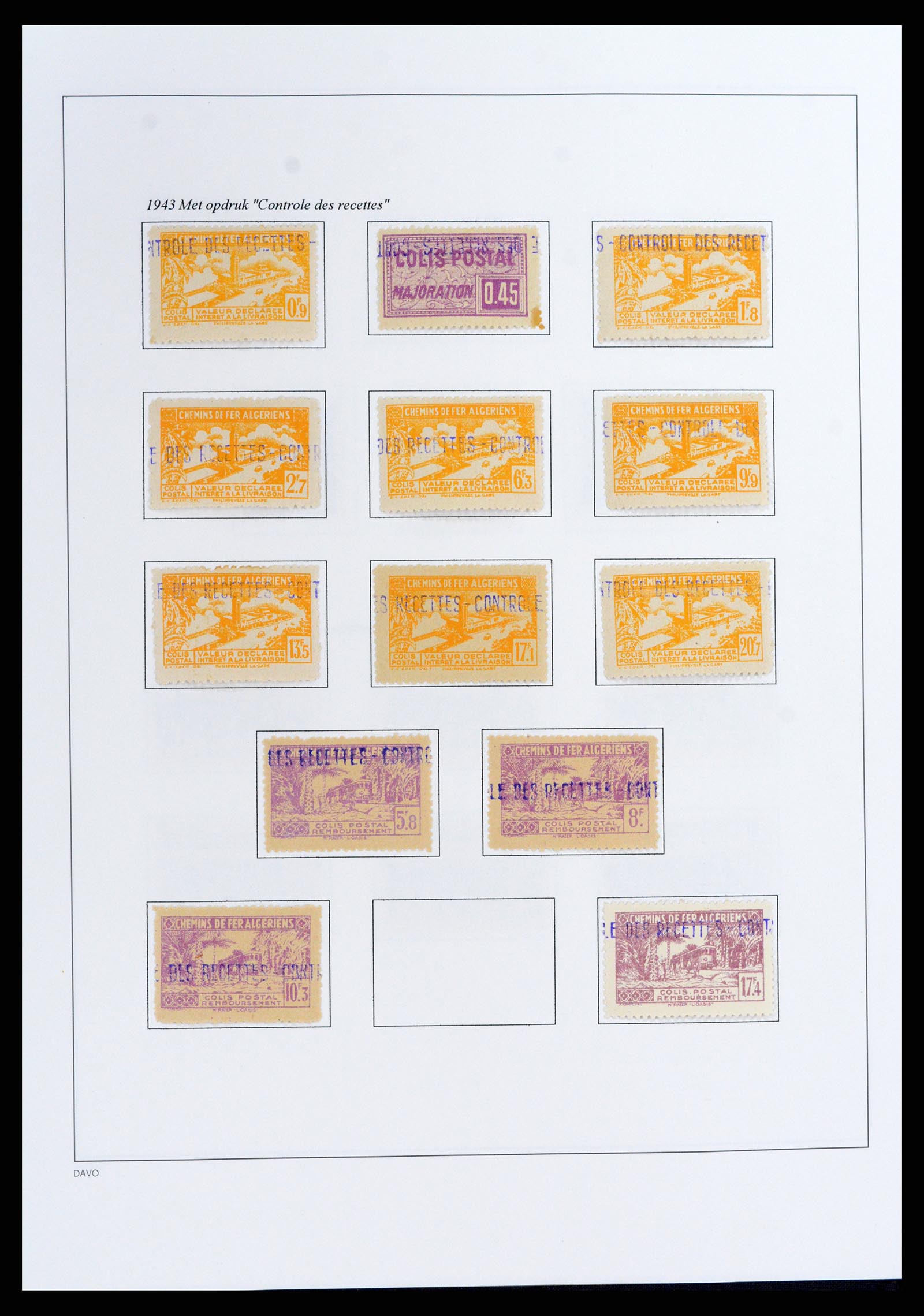 37472 098 - Postzegelverzameling 37472 Algerije speciaalverzameling 1849(!)-1958.