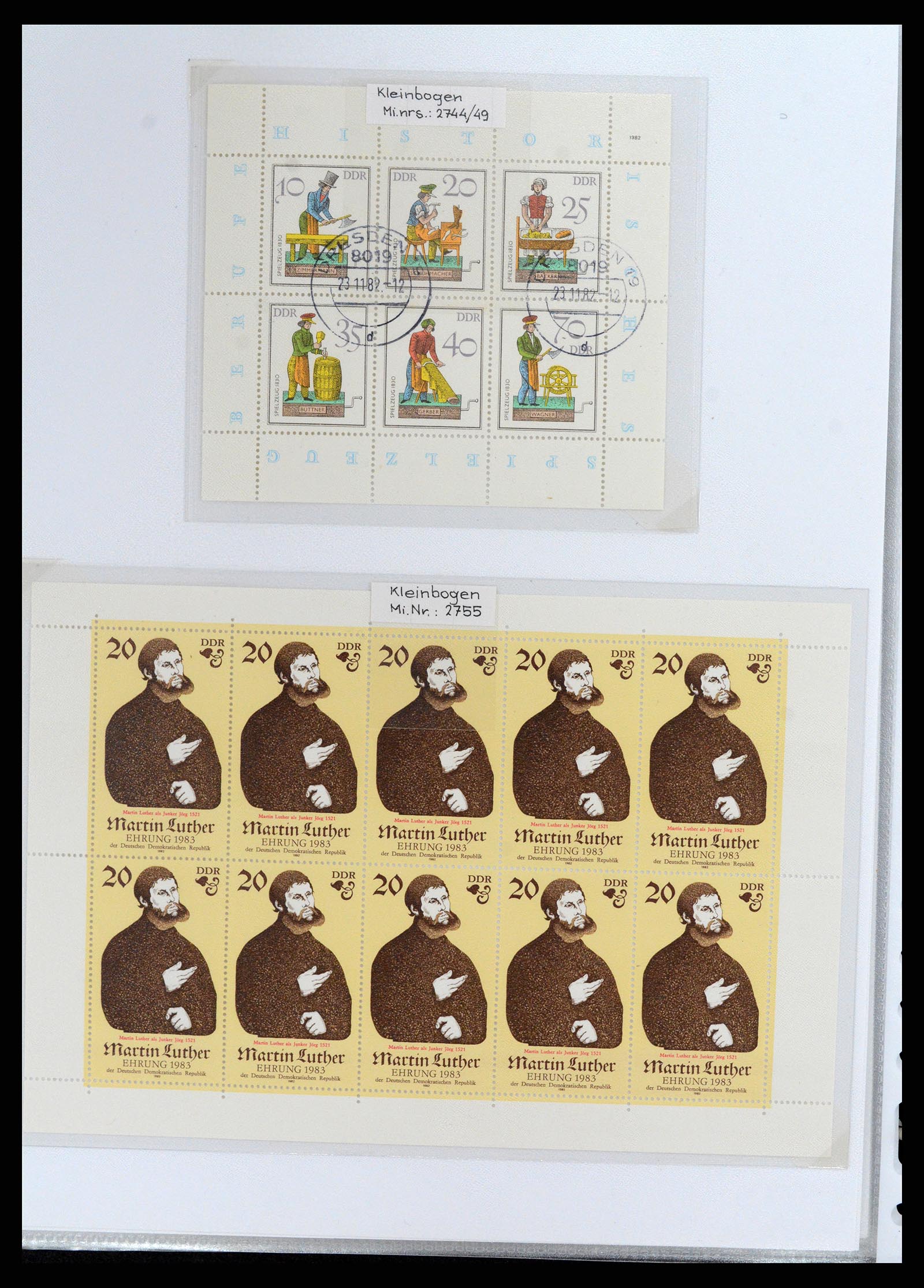 37501 155 - Postzegelverzameling 37501 DDR 1949-1990.