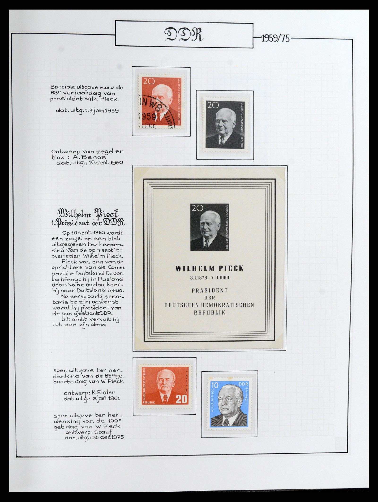 37501 182 - Postzegelverzameling 37501 DDR 1949-1990.