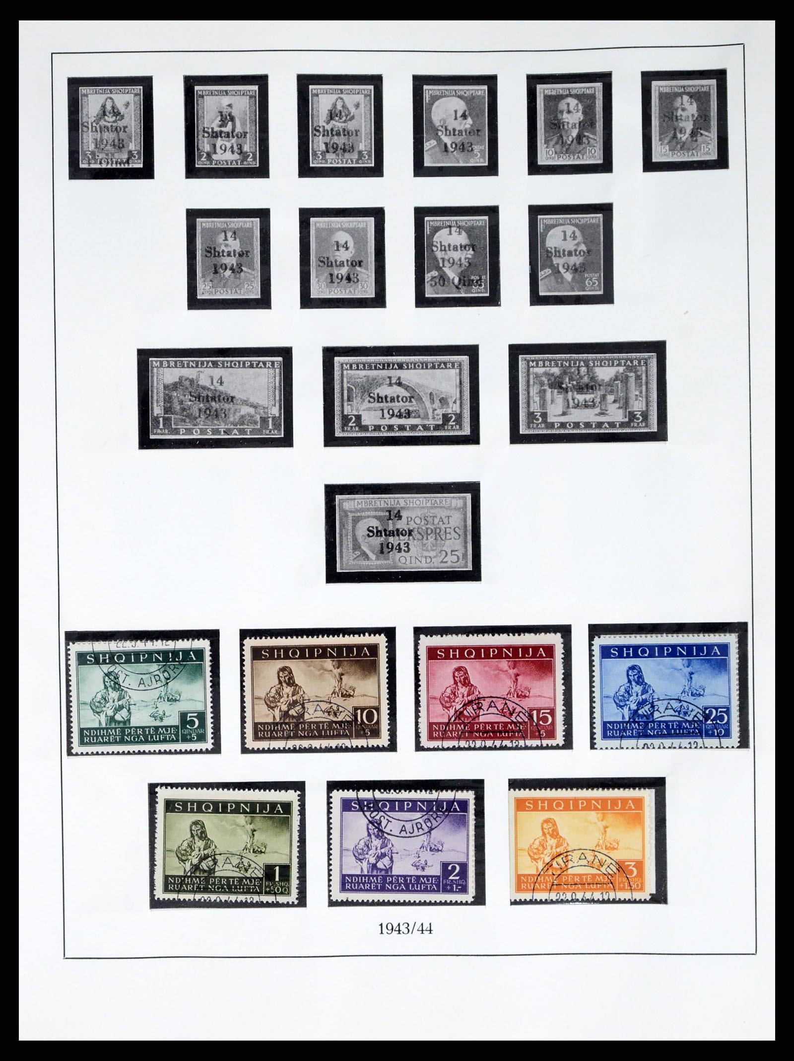 37535 100 - Stamp collection 37535 German occupation second worldwar 1939-1945.