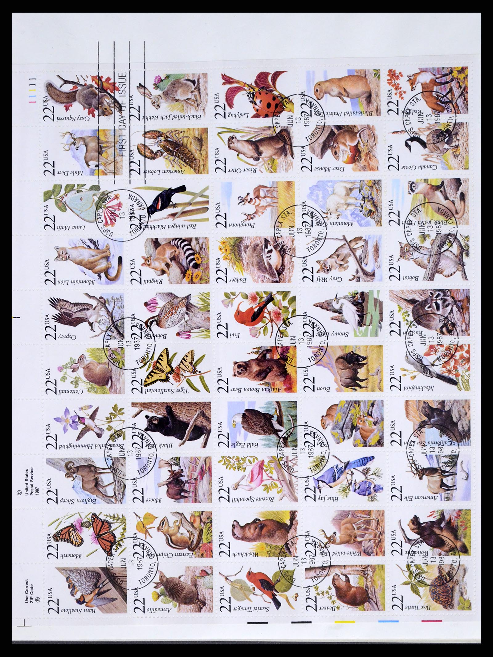 37551 140 - Stamp collection 37551 USA 1851-2001.