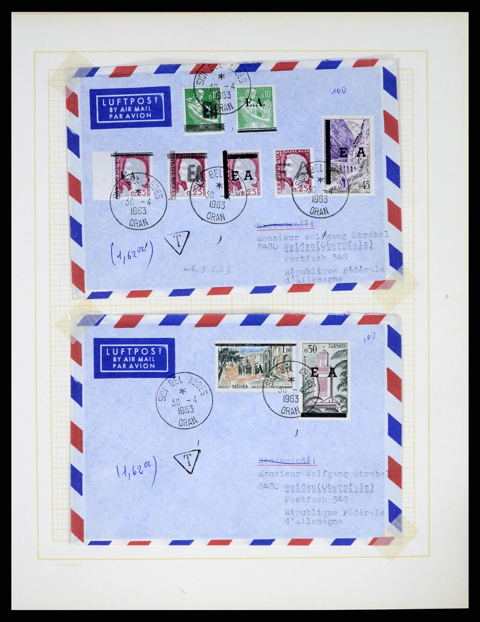 37590 064 - Postzegelverzameling 37590 Franse Kolonien 1849-1975.