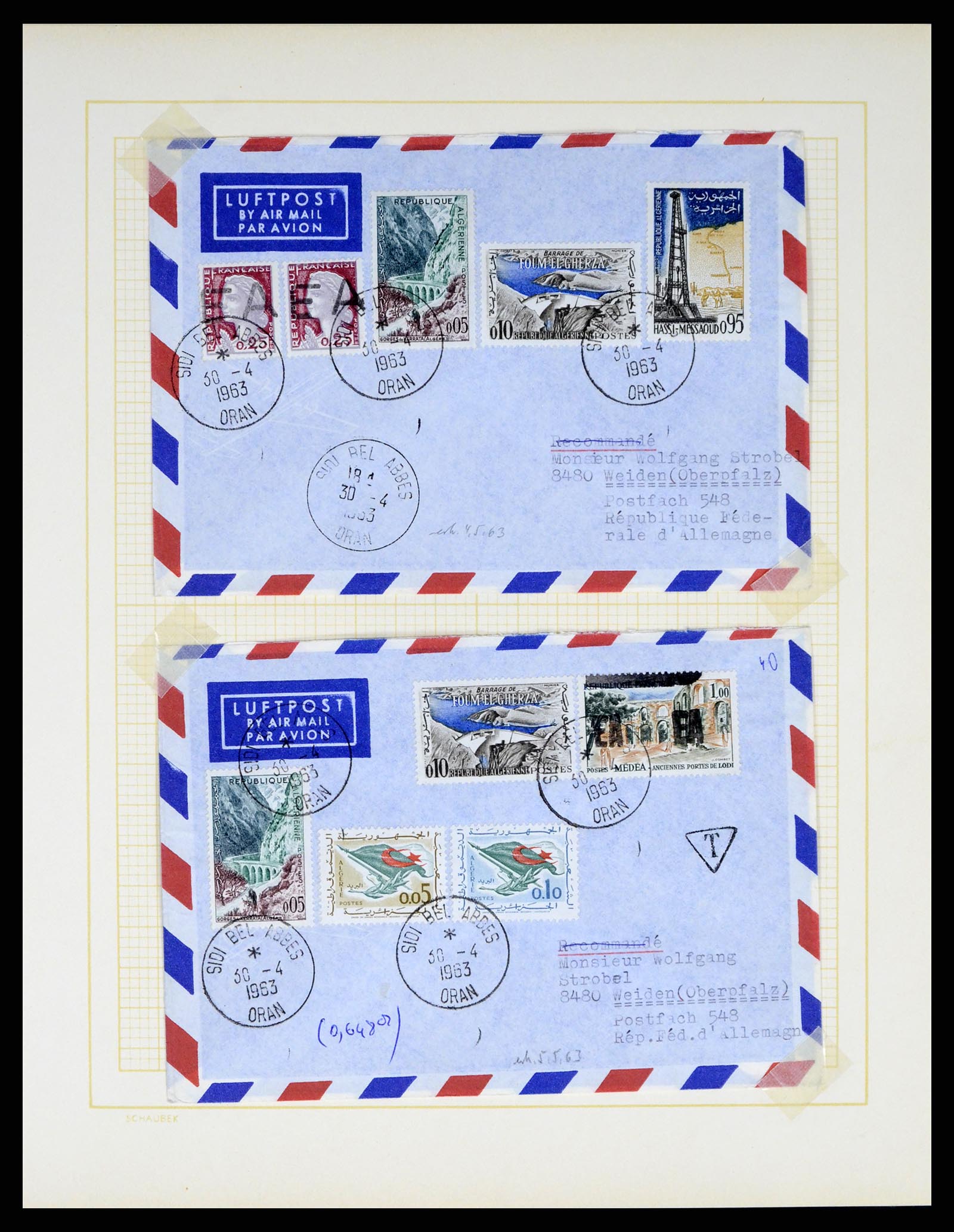 37590 065 - Postzegelverzameling 37590 Franse Kolonien 1849-1975.