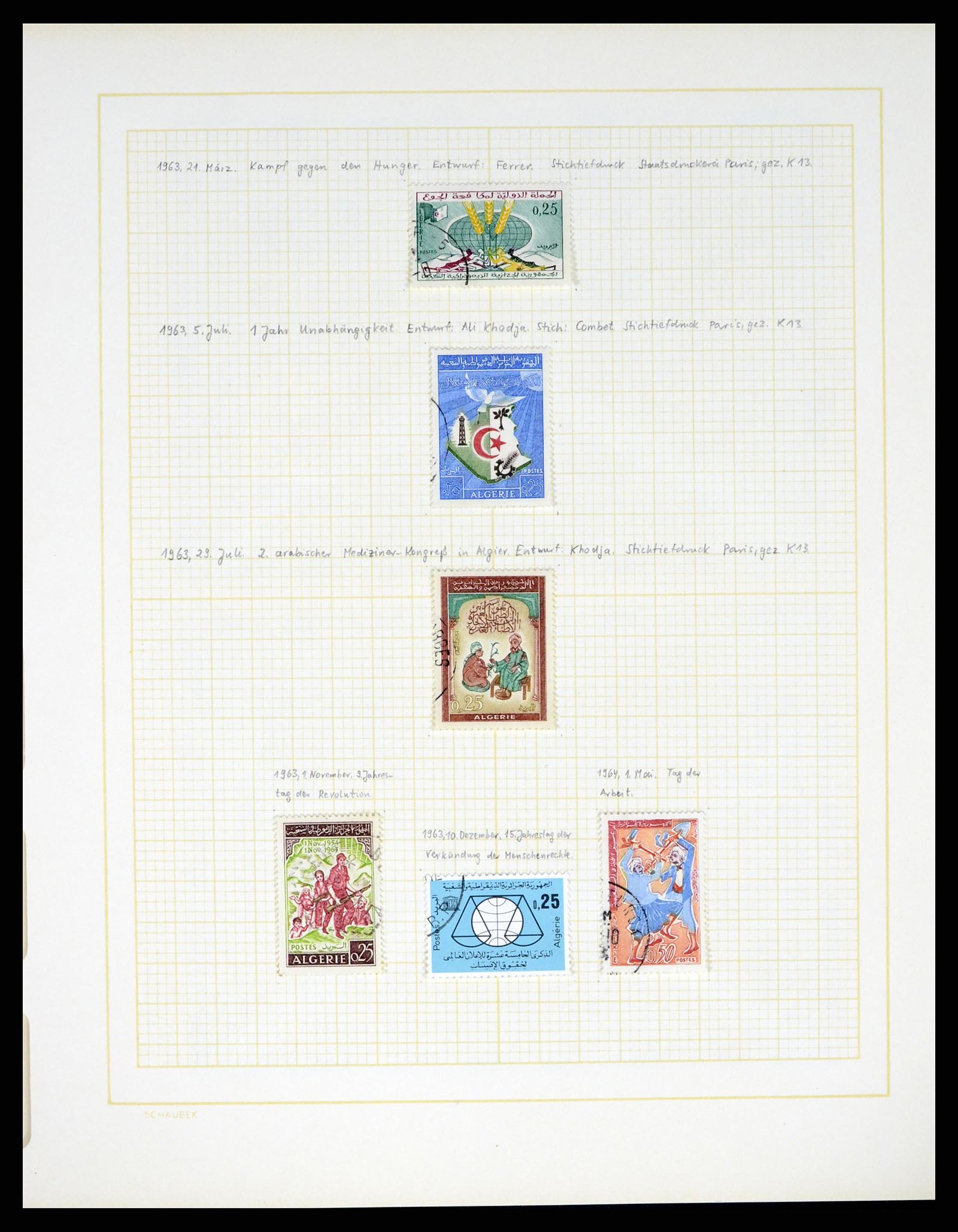 37590 068 - Postzegelverzameling 37590 Franse Kolonien 1849-1975.