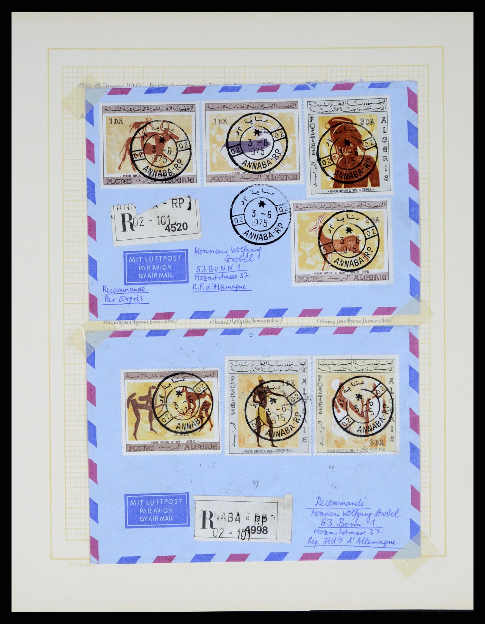 37590 074 - Postzegelverzameling 37590 Franse Kolonien 1849-1975.
