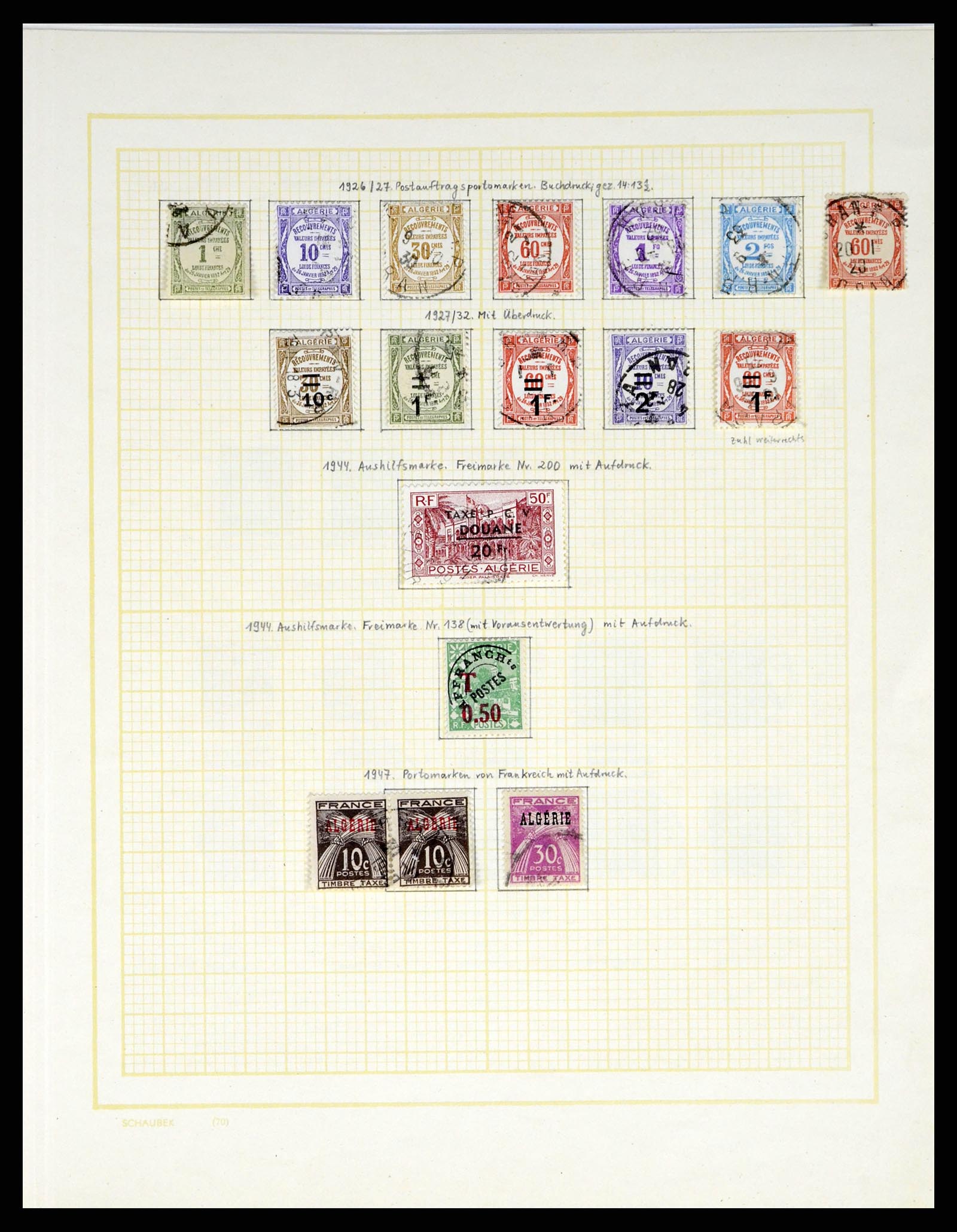 37590 079 - Postzegelverzameling 37590 Franse Kolonien 1849-1975.