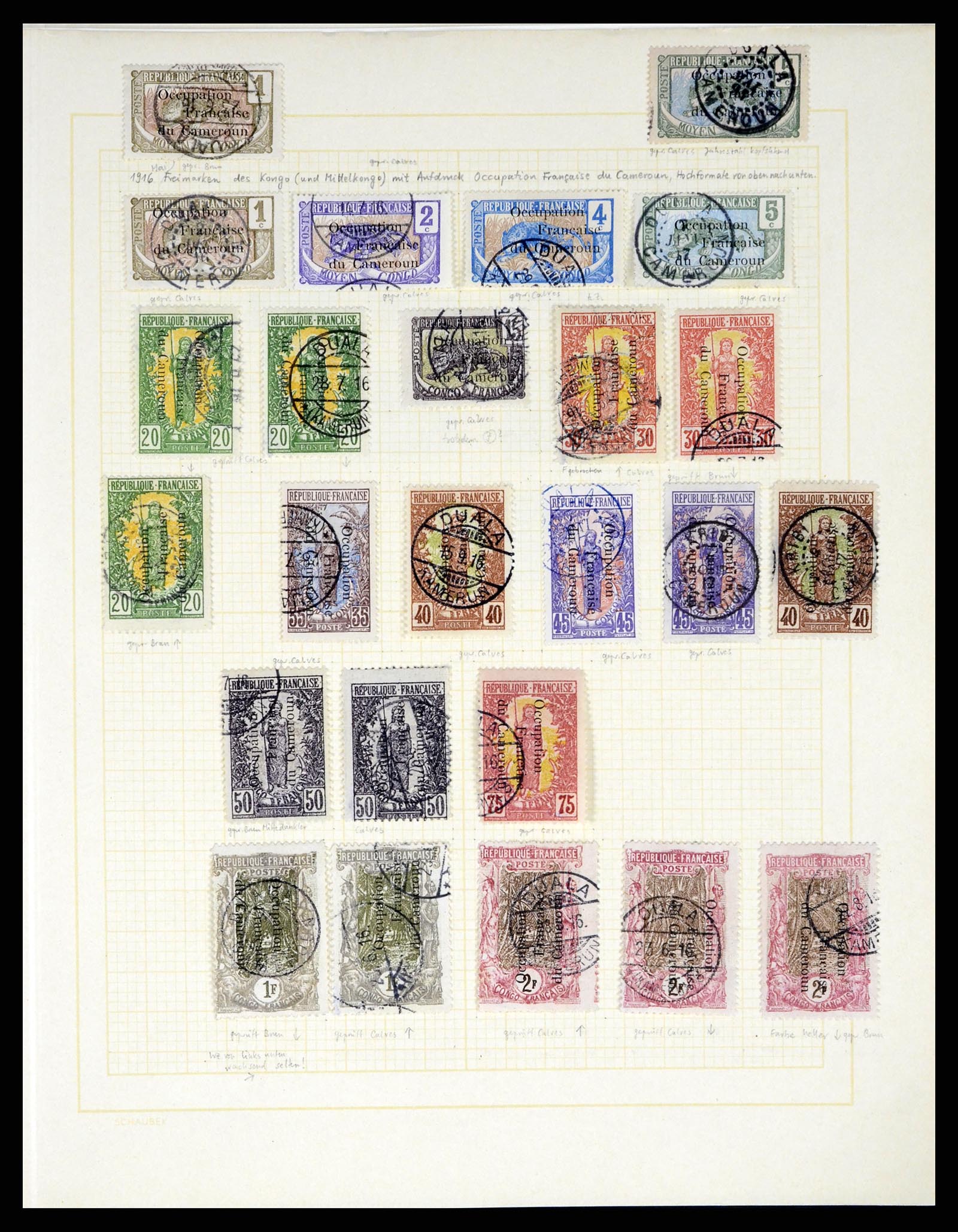 37590 089 - Postzegelverzameling 37590 Franse Kolonien 1849-1975.