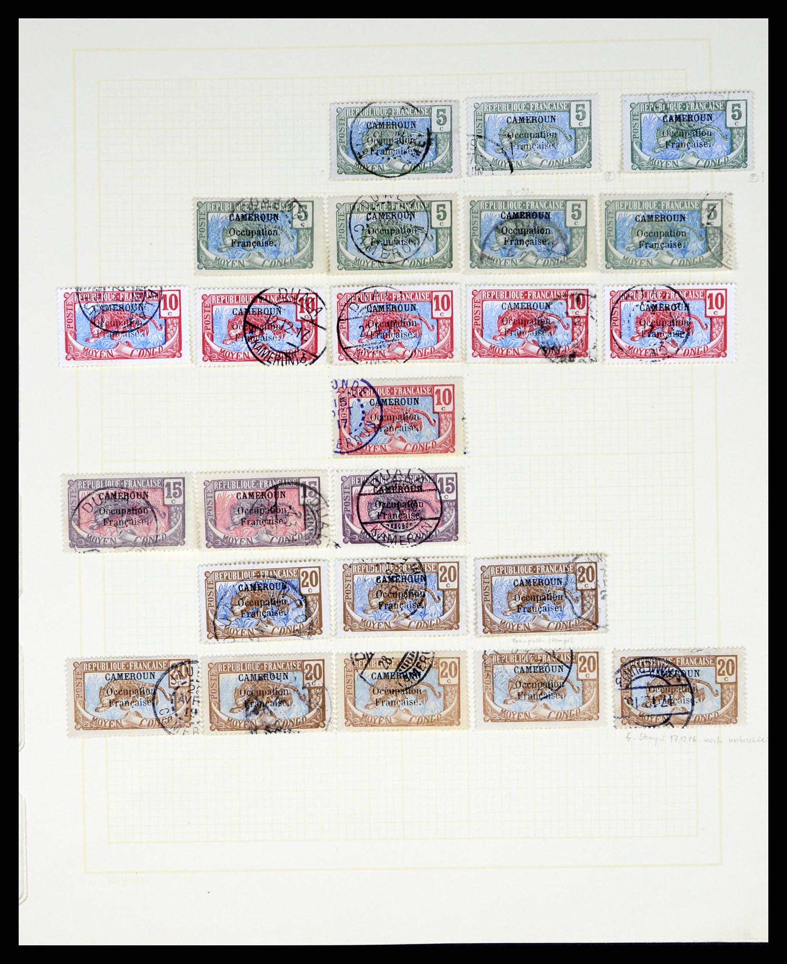 37590 093 - Postzegelverzameling 37590 Franse Kolonien 1849-1975.