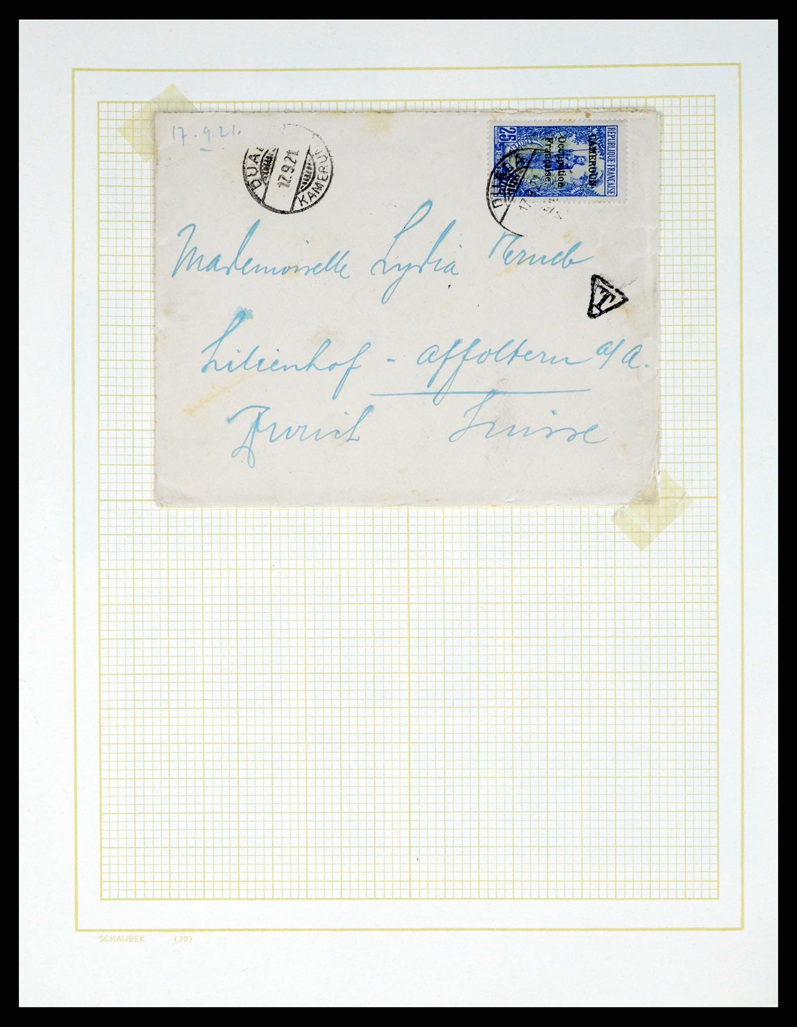 37590 097 - Postzegelverzameling 37590 Franse Kolonien 1849-1975.