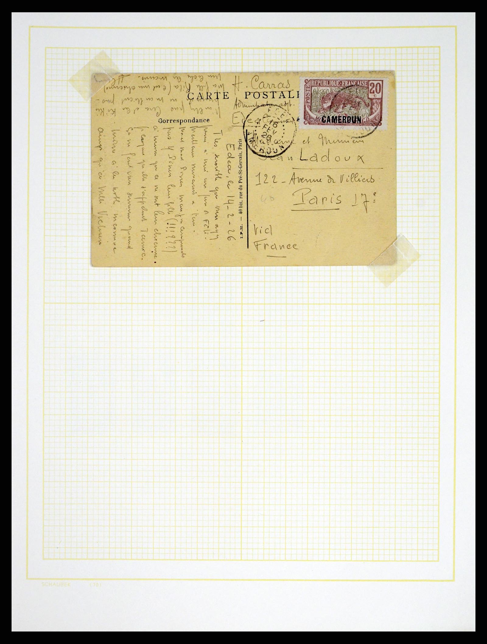 37590 099 - Postzegelverzameling 37590 Franse Kolonien 1849-1975.