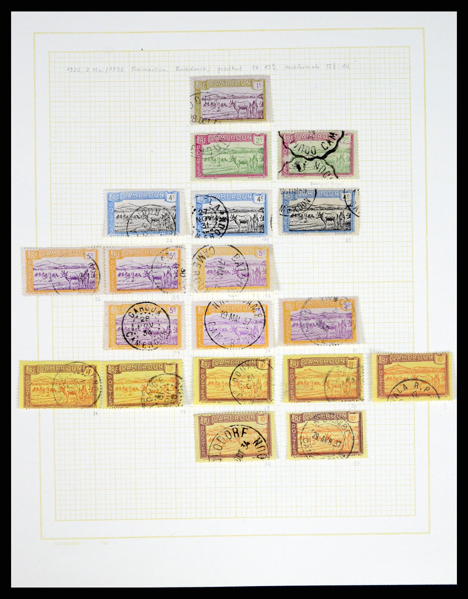 37590 101 - Postzegelverzameling 37590 Franse Kolonien 1849-1975.