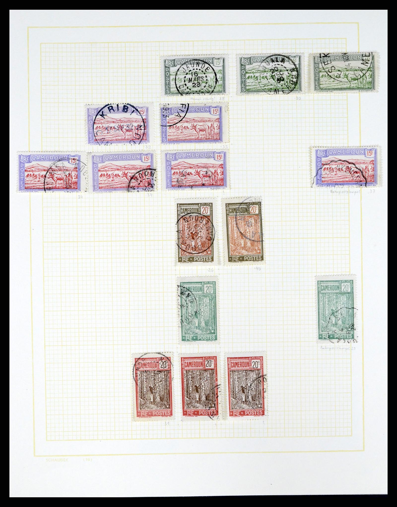 37590 102 - Postzegelverzameling 37590 Franse Kolonien 1849-1975.