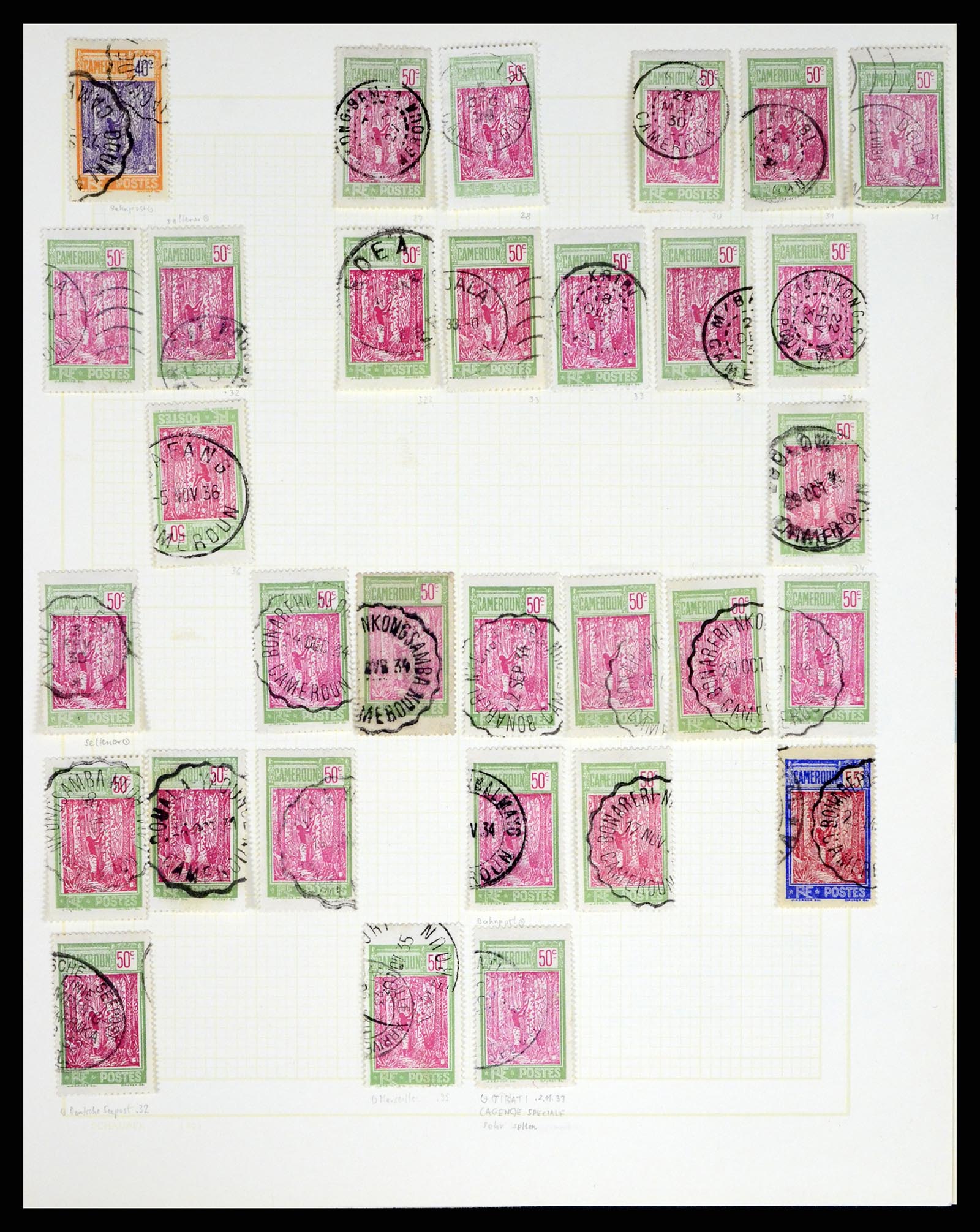 37590 105 - Postzegelverzameling 37590 Franse Kolonien 1849-1975.