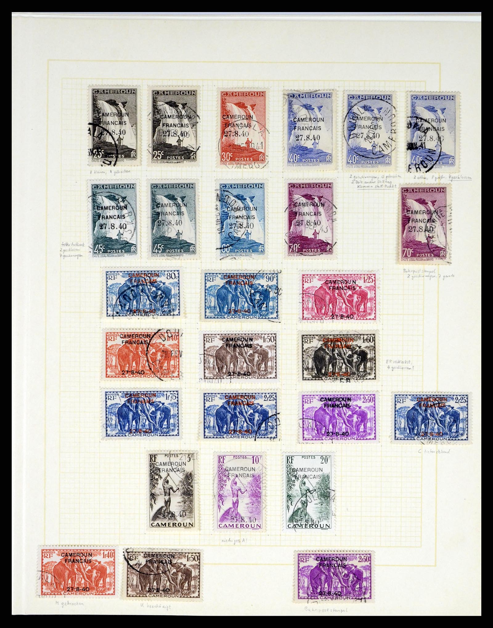 37590 116 - Postzegelverzameling 37590 Franse Kolonien 1849-1975.