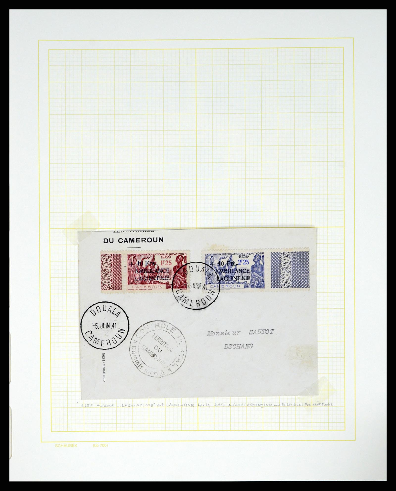 37590 119 - Postzegelverzameling 37590 Franse Kolonien 1849-1975.