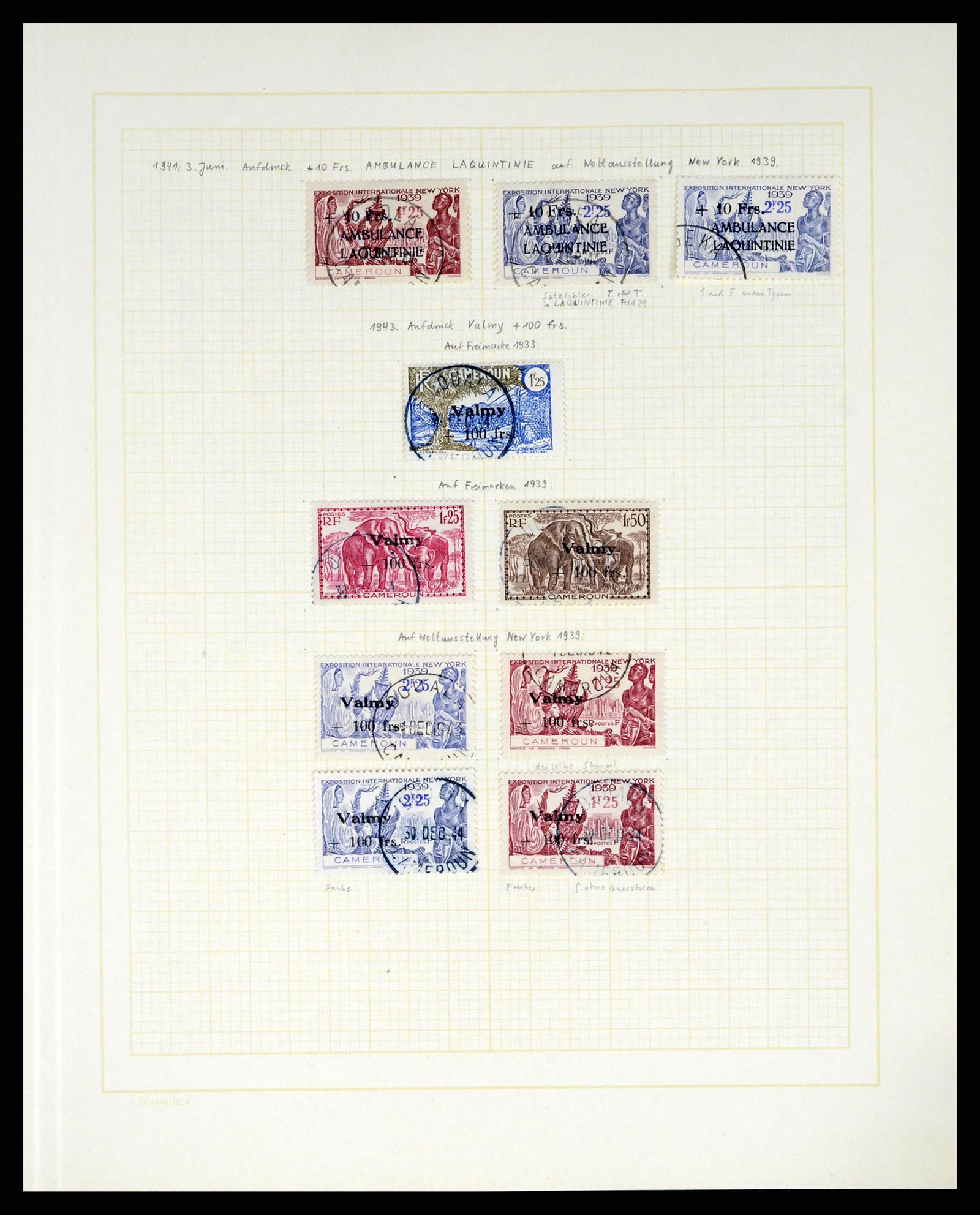 37590 120 - Postzegelverzameling 37590 Franse Kolonien 1849-1975.