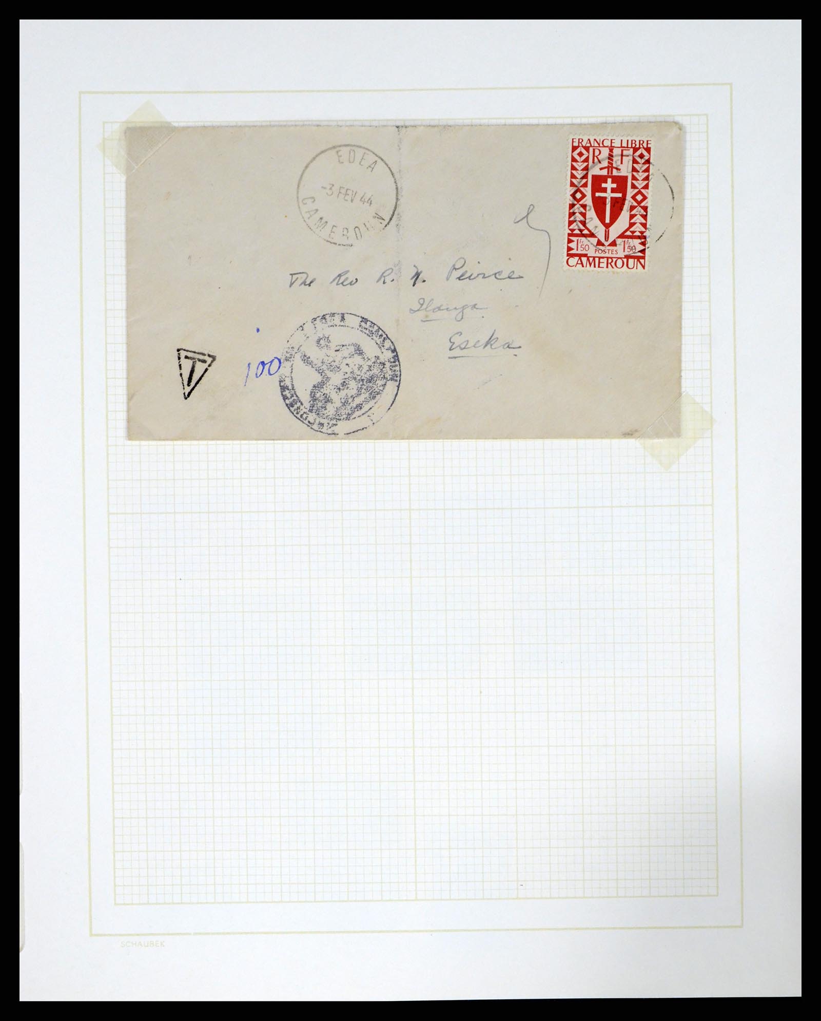 37590 124 - Postzegelverzameling 37590 Franse Kolonien 1849-1975.
